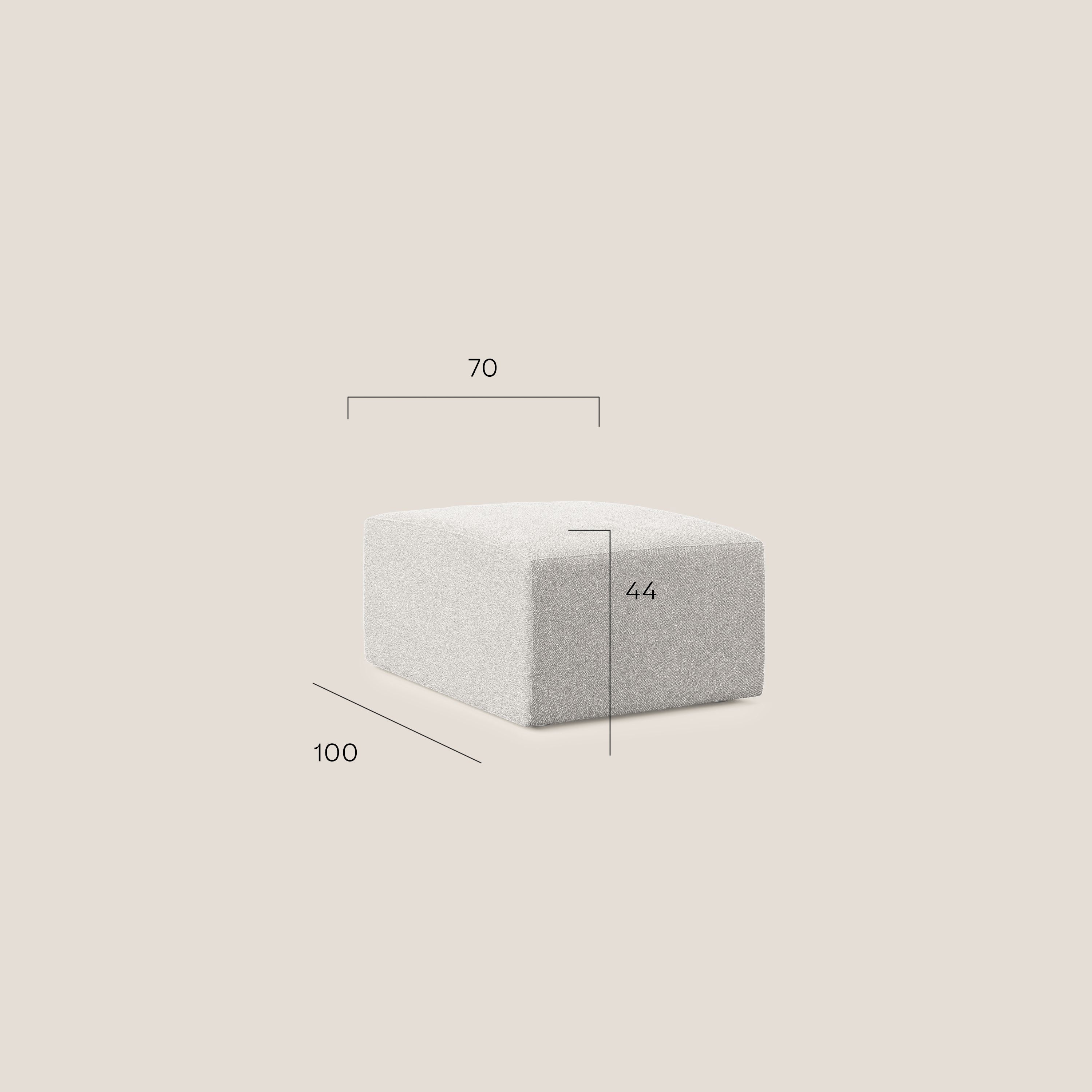 Nettuno pouf module en bouclette douce T07 bleu - Image 7