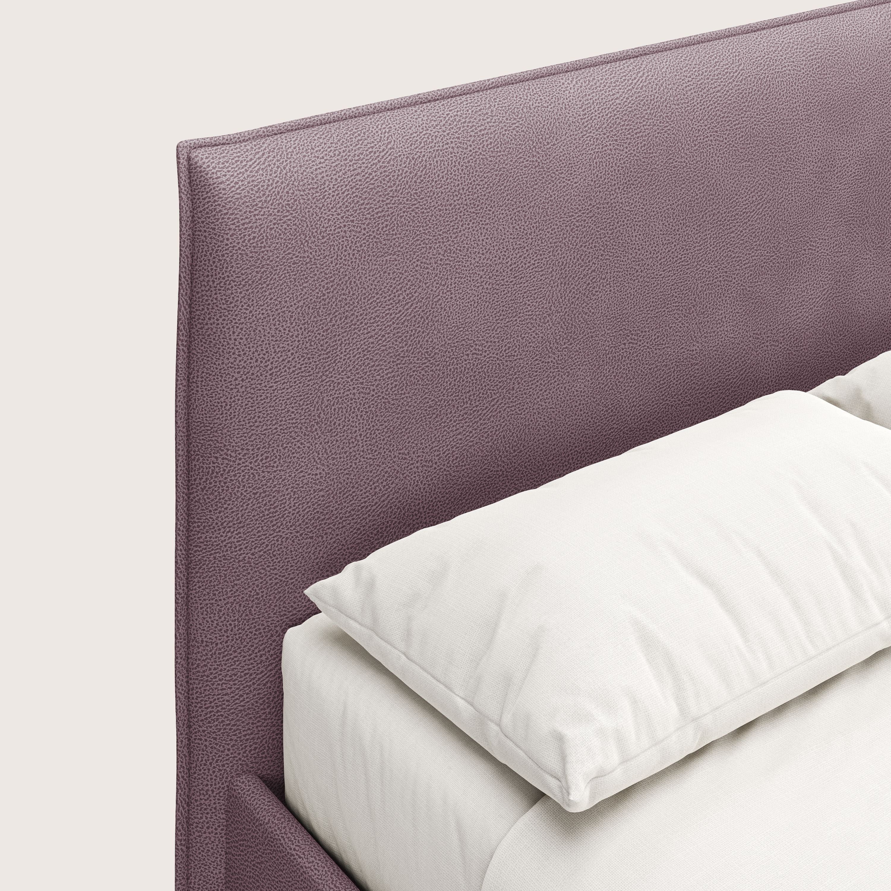 Nina lit coffre au design minimaliste en microfibre détachable effet cuir T15 rose - Image 6