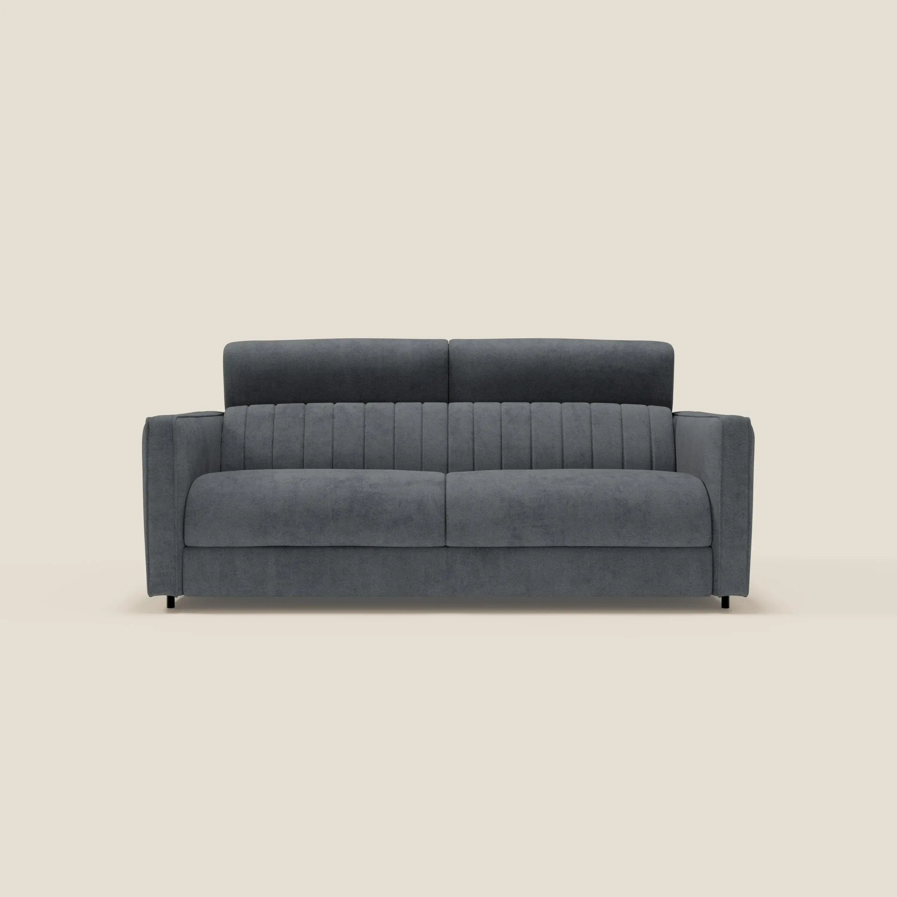 Nivon CanapĂ© convertible moderne avec tĂȘtiĂšre en tissu dĂ©tachable Ă l'eau T25 anthracite - Image 3