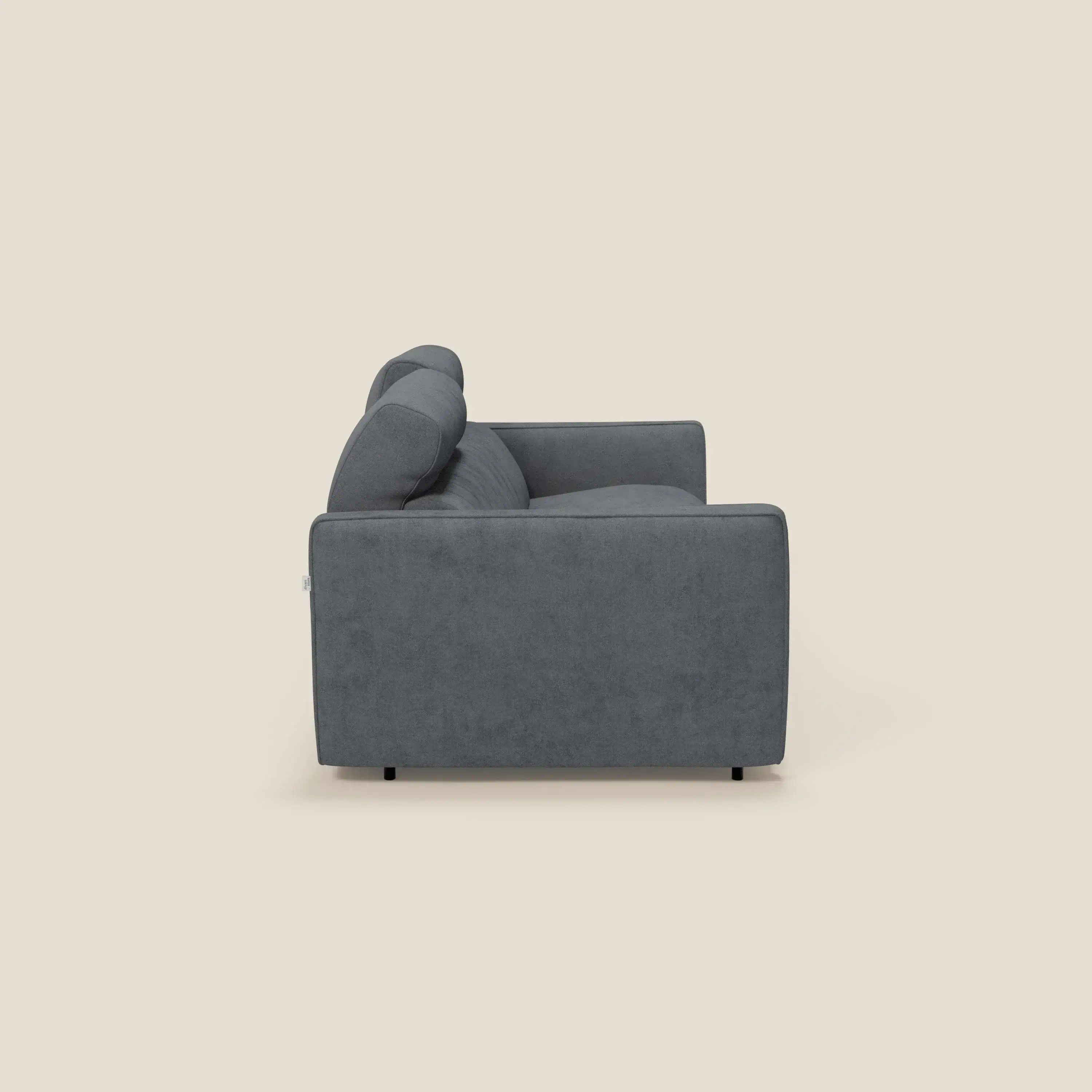 Nivon CanapĂ© convertible moderne avec tĂȘtiĂšre en tissu dĂ©tachable Ă l'eau T25 anthracite - Image 9