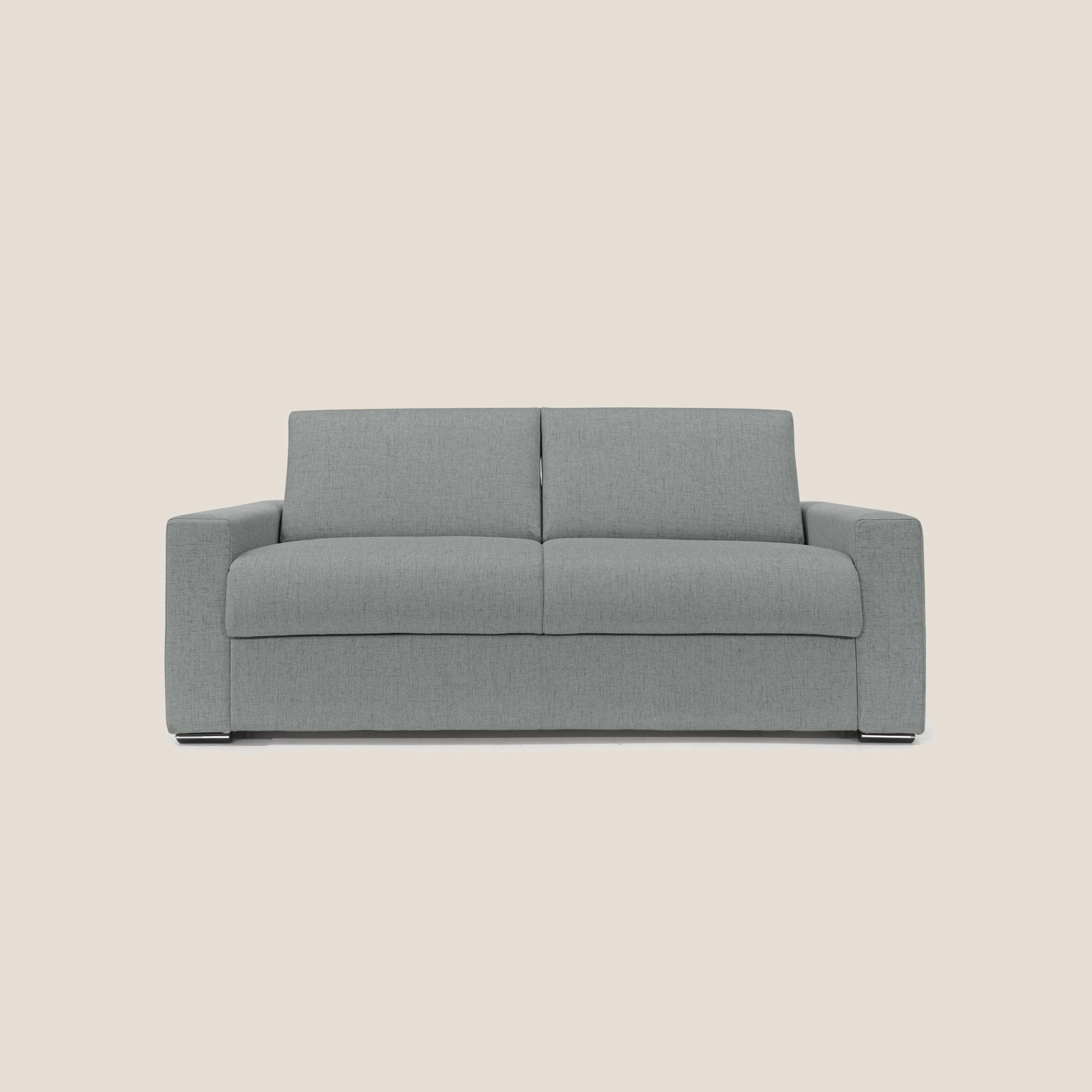 Nixon Canapé convertible avec matelas 20cm en tissu imperméable T03 gris