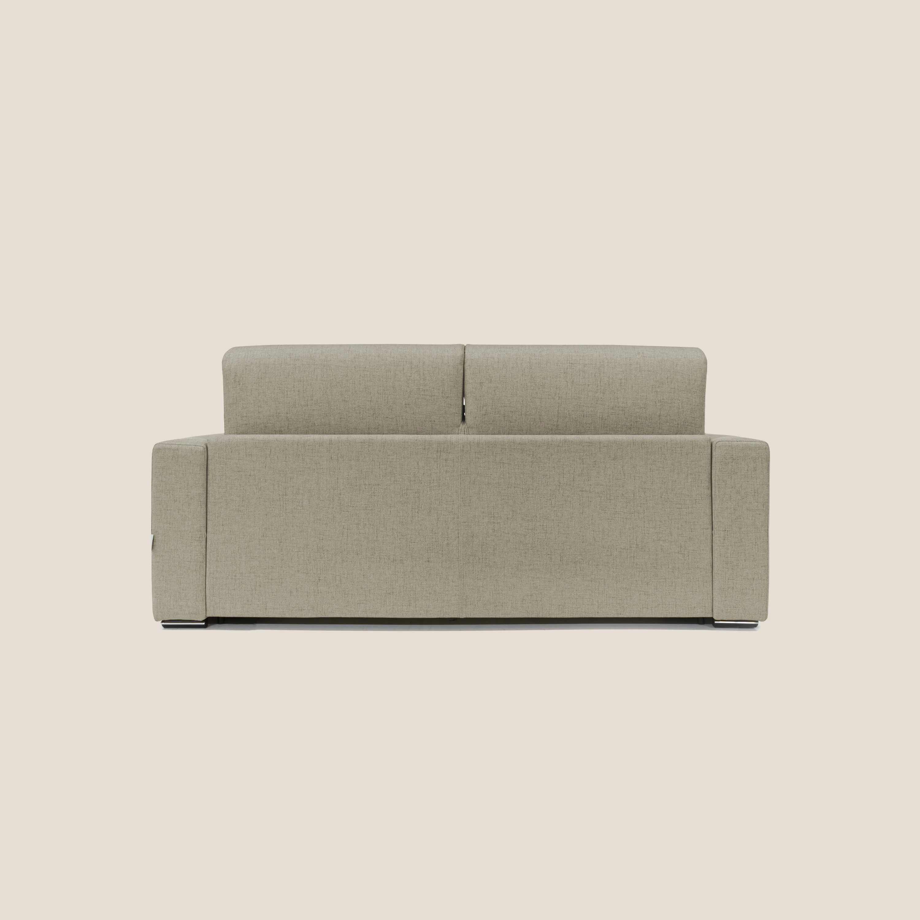 Nixon Canapé convertible avec matelas 20cm en tissu imperméable T03 marron - Image 9