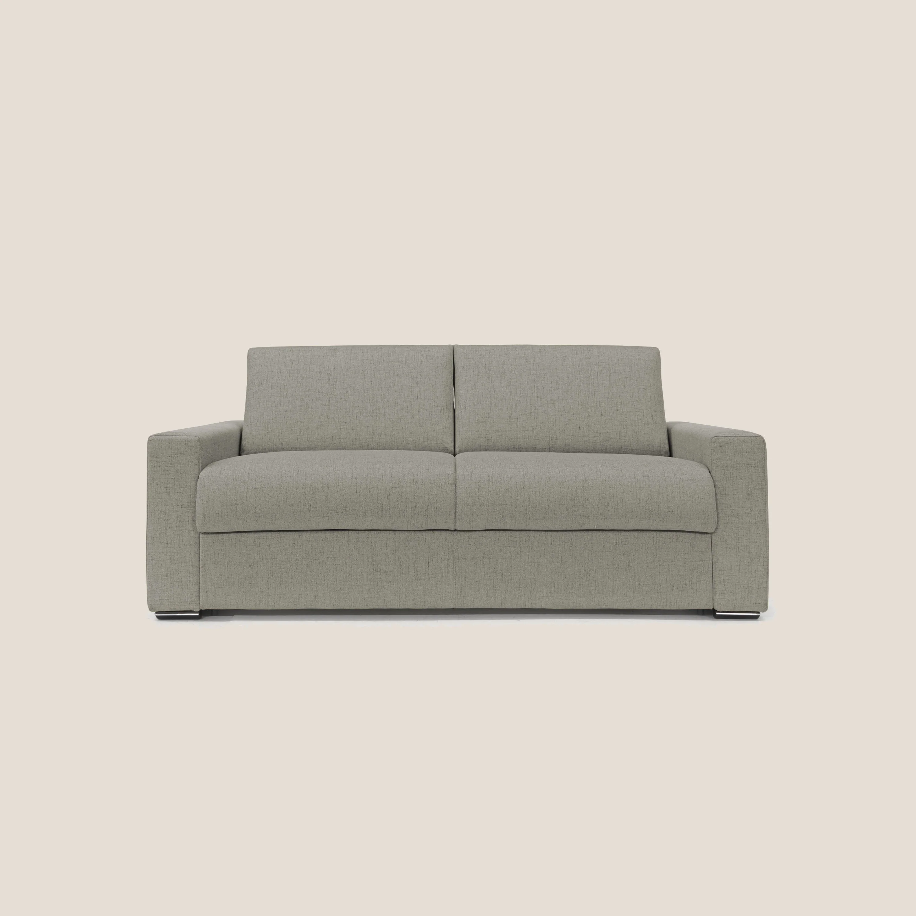 Nixon Canapé convertible avec matelas 20cm en tissu imperméable T03 taupe