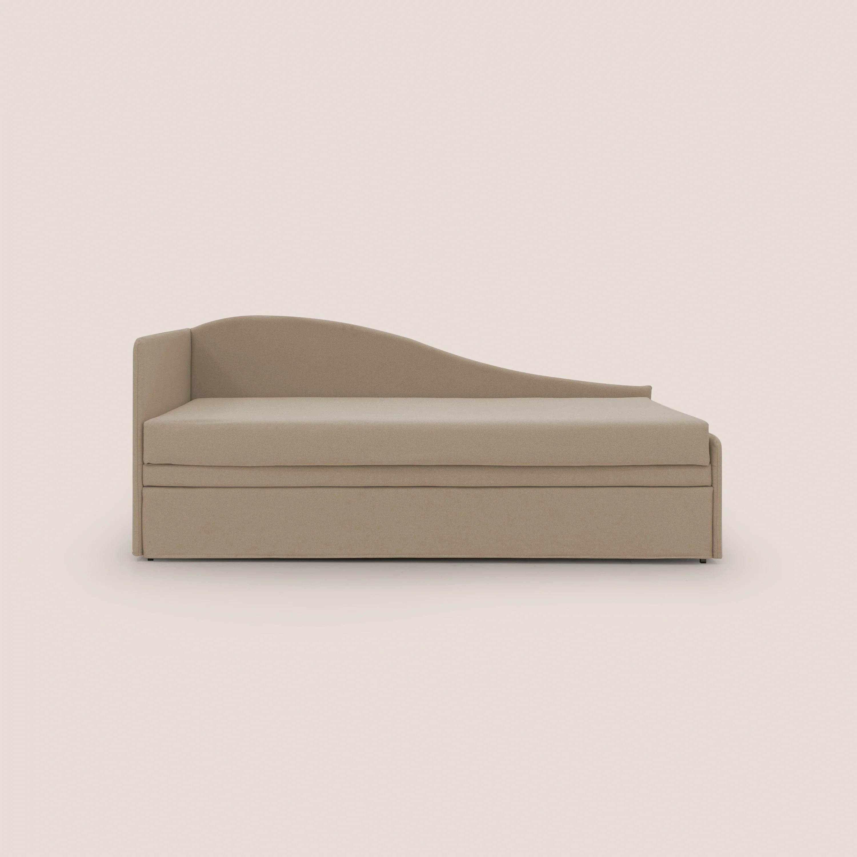 Nolo Canapé duplex avec lits jumeaux et tissu effet coton imperméable T13 beige - Image 9