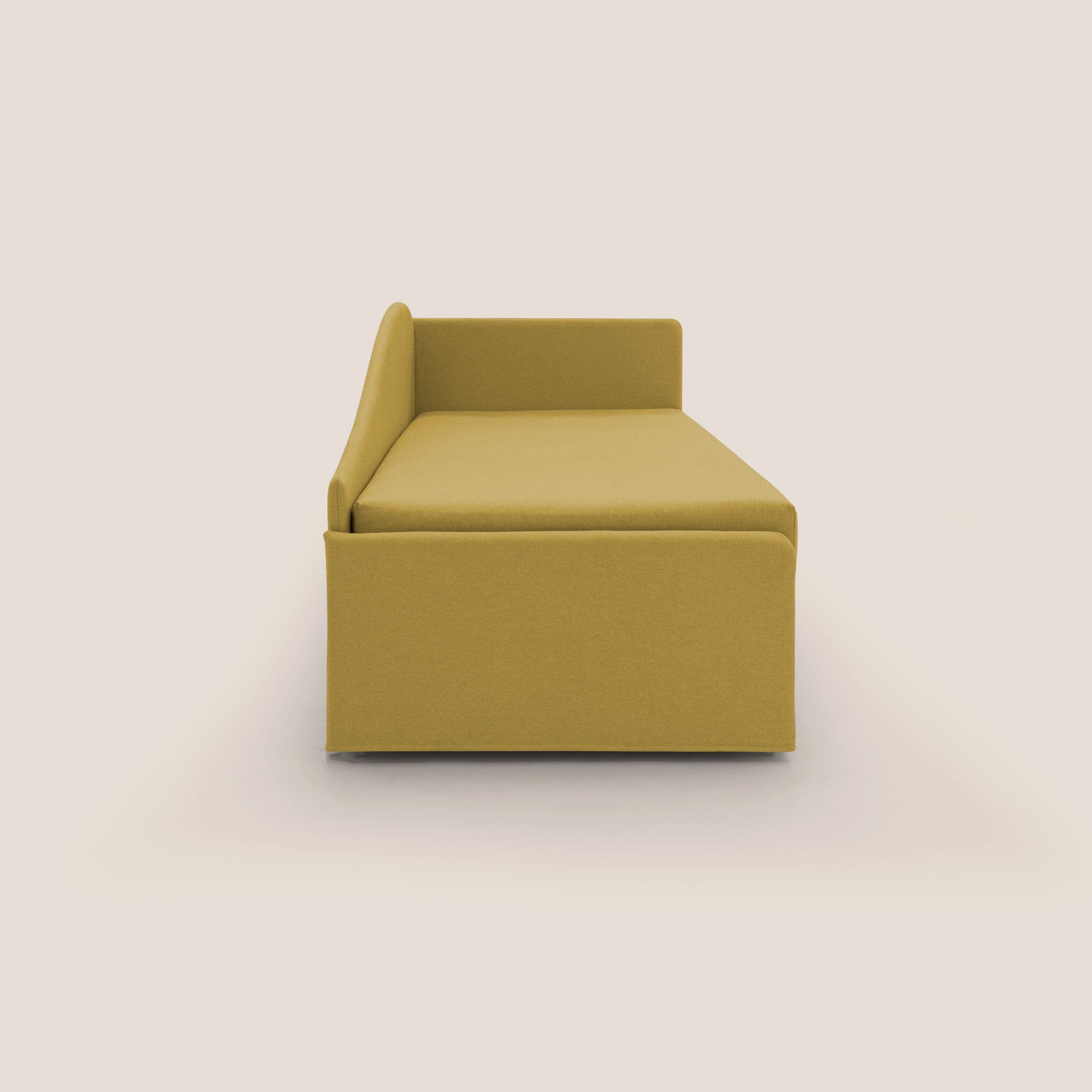Nolo Canapé duplex avec lits jumeaux et tissu effet coton imperméable T13 jaune - Image 6