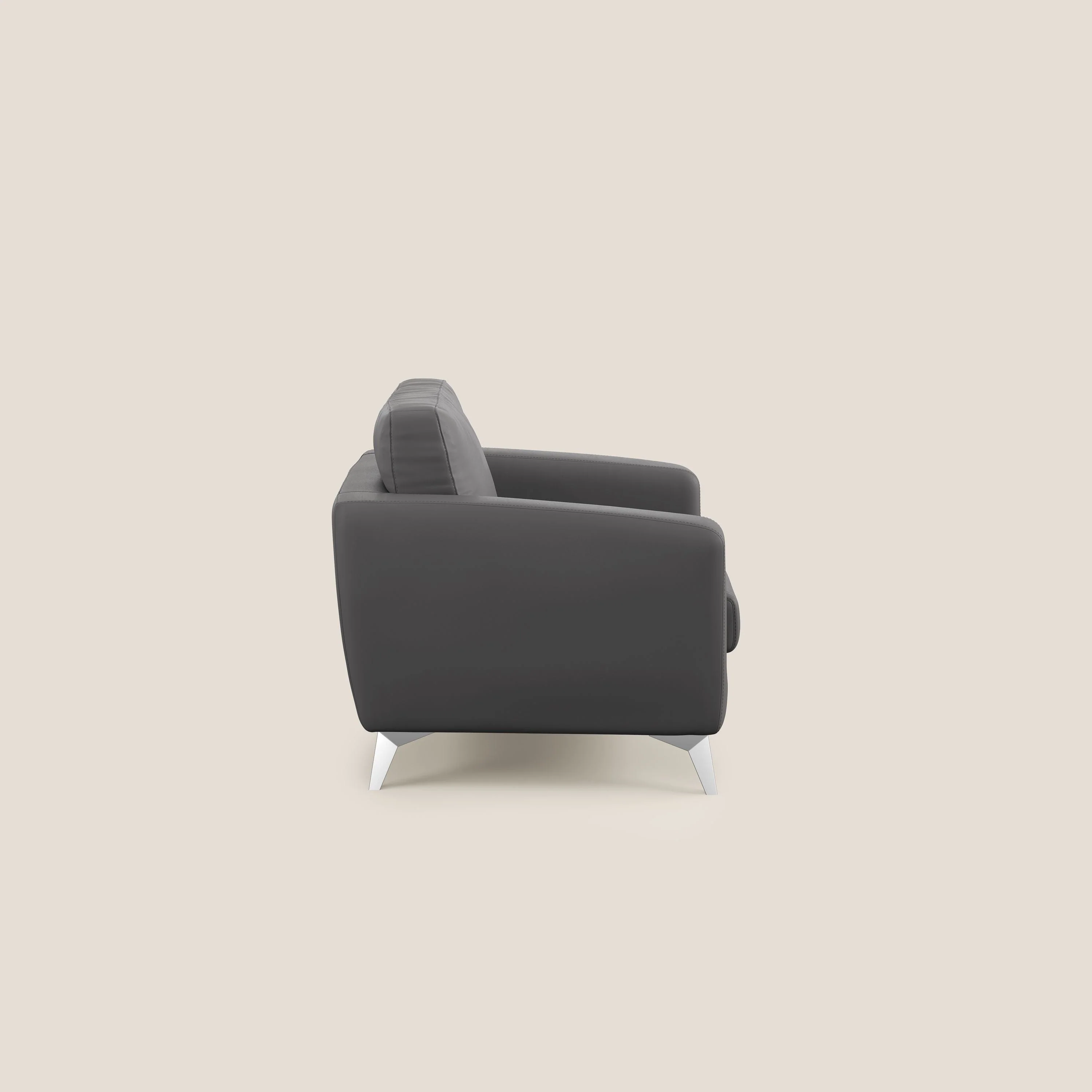Orione fauteuil en simili cuir imperméable T04 anthracite - Image 4