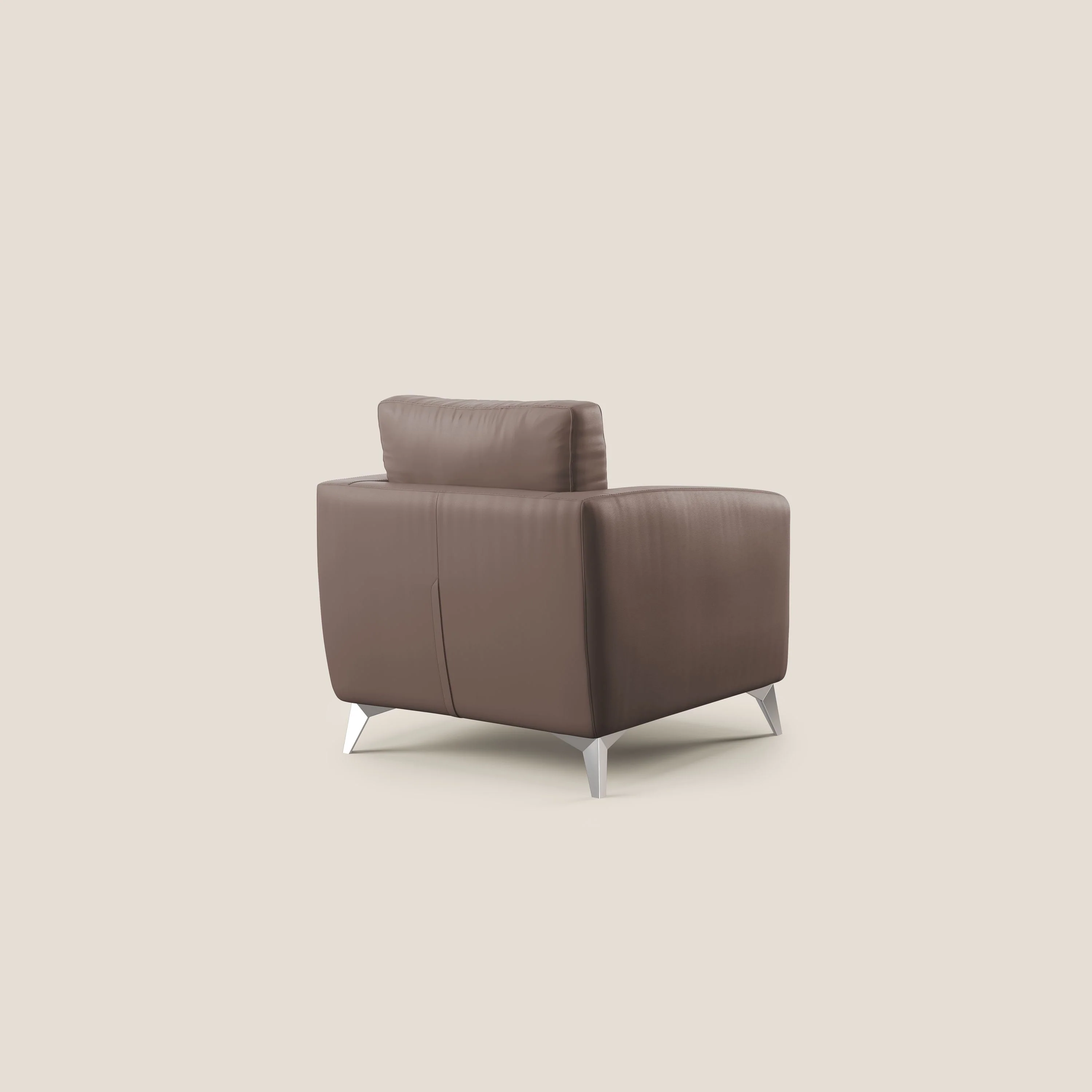 Orione fauteuil en simili cuir imperméable T04 marron - Image 4