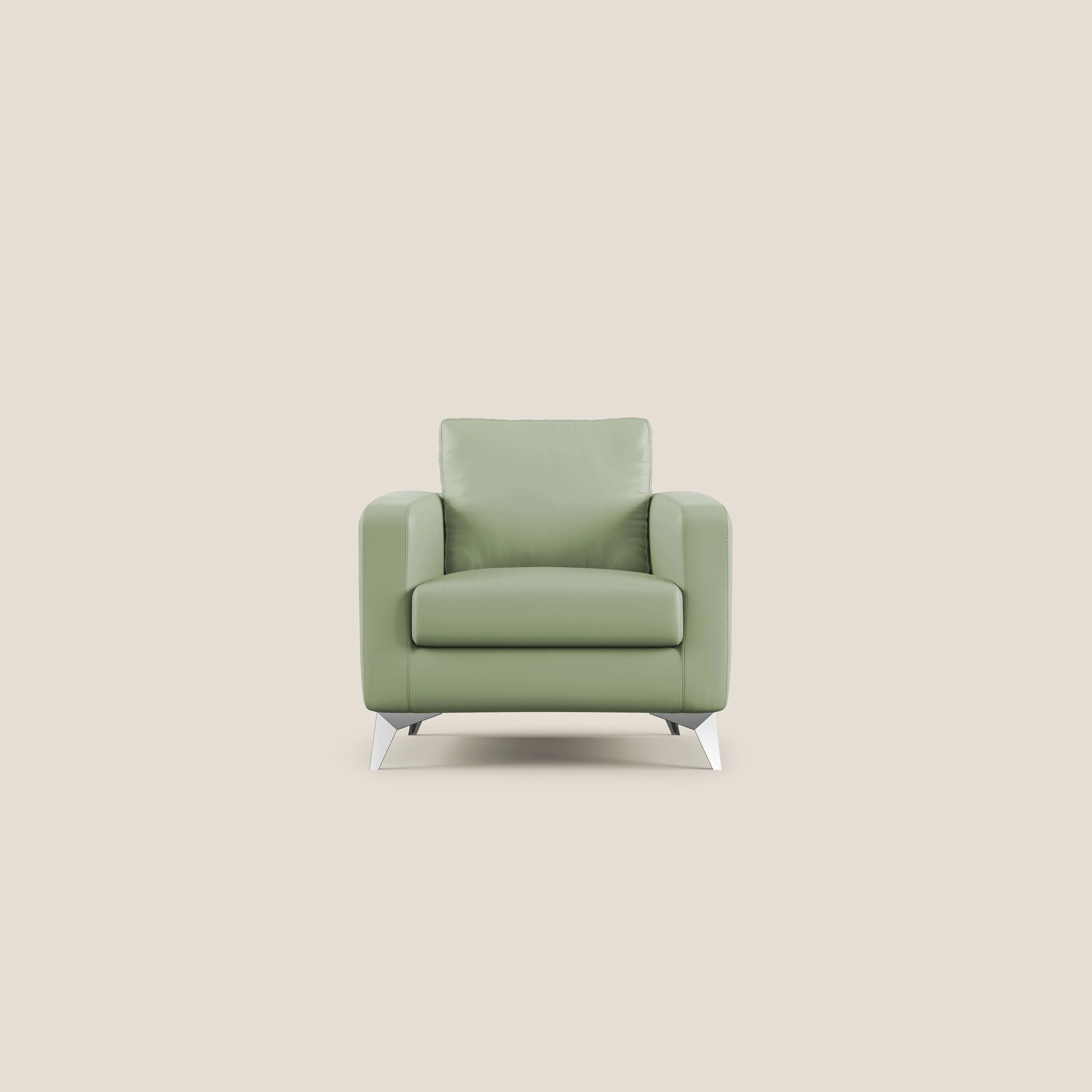 Orione fauteuil en simili cuir imperméable T04 vert