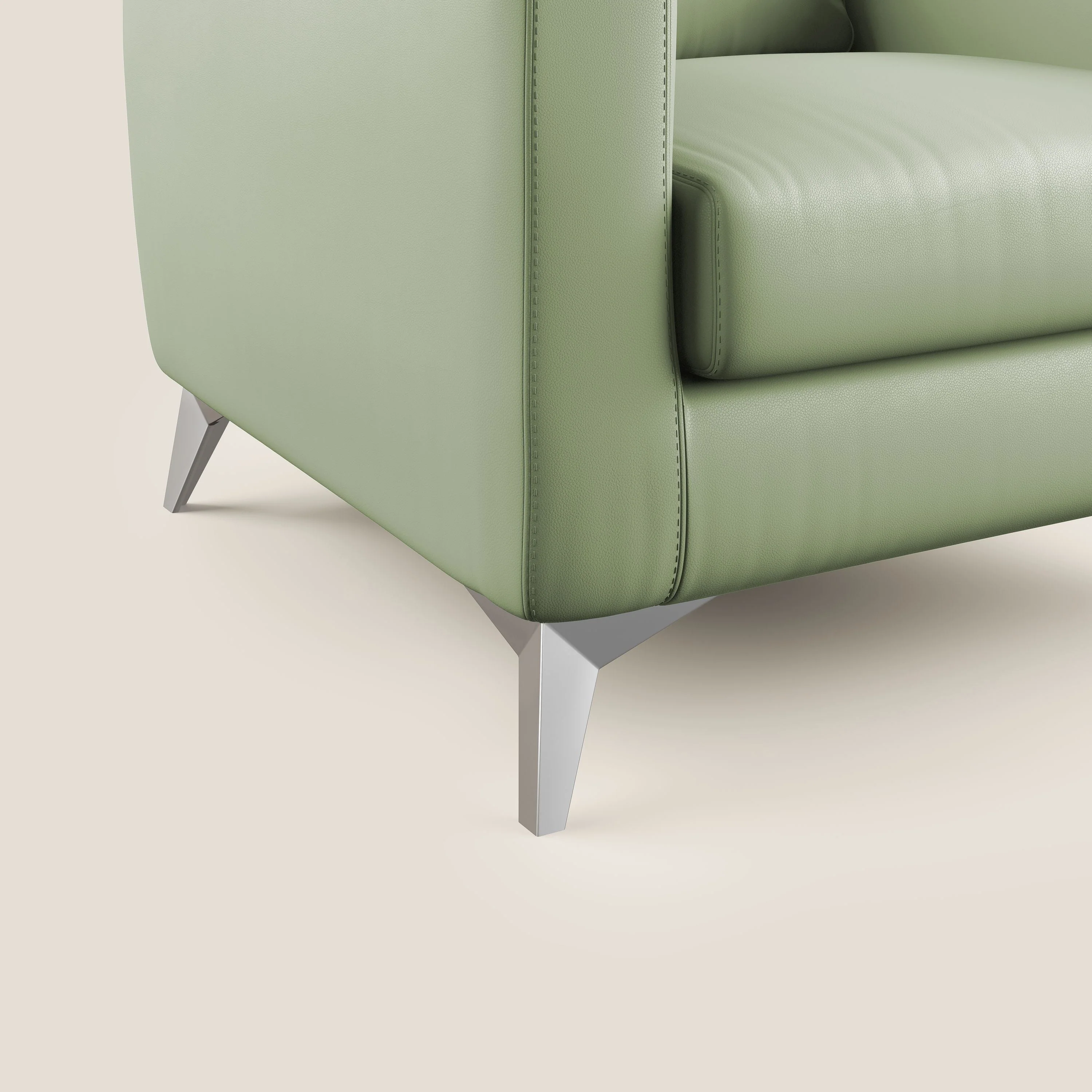 Orione fauteuil en simili cuir imperméable T04 vert - Image 5