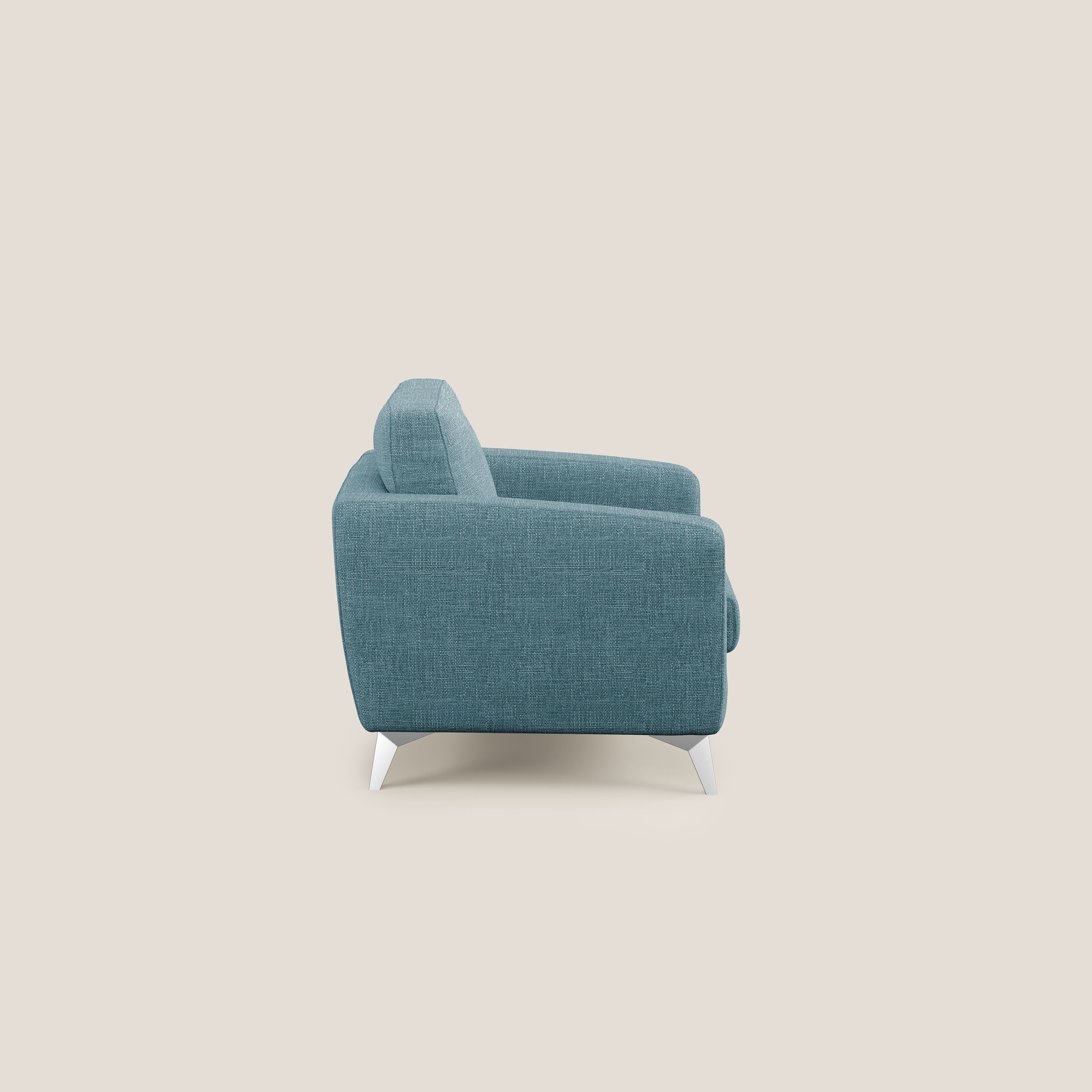 Orione fauteuil en tissu doux imperméable entrelacé T06 bleu ciel - Image 4