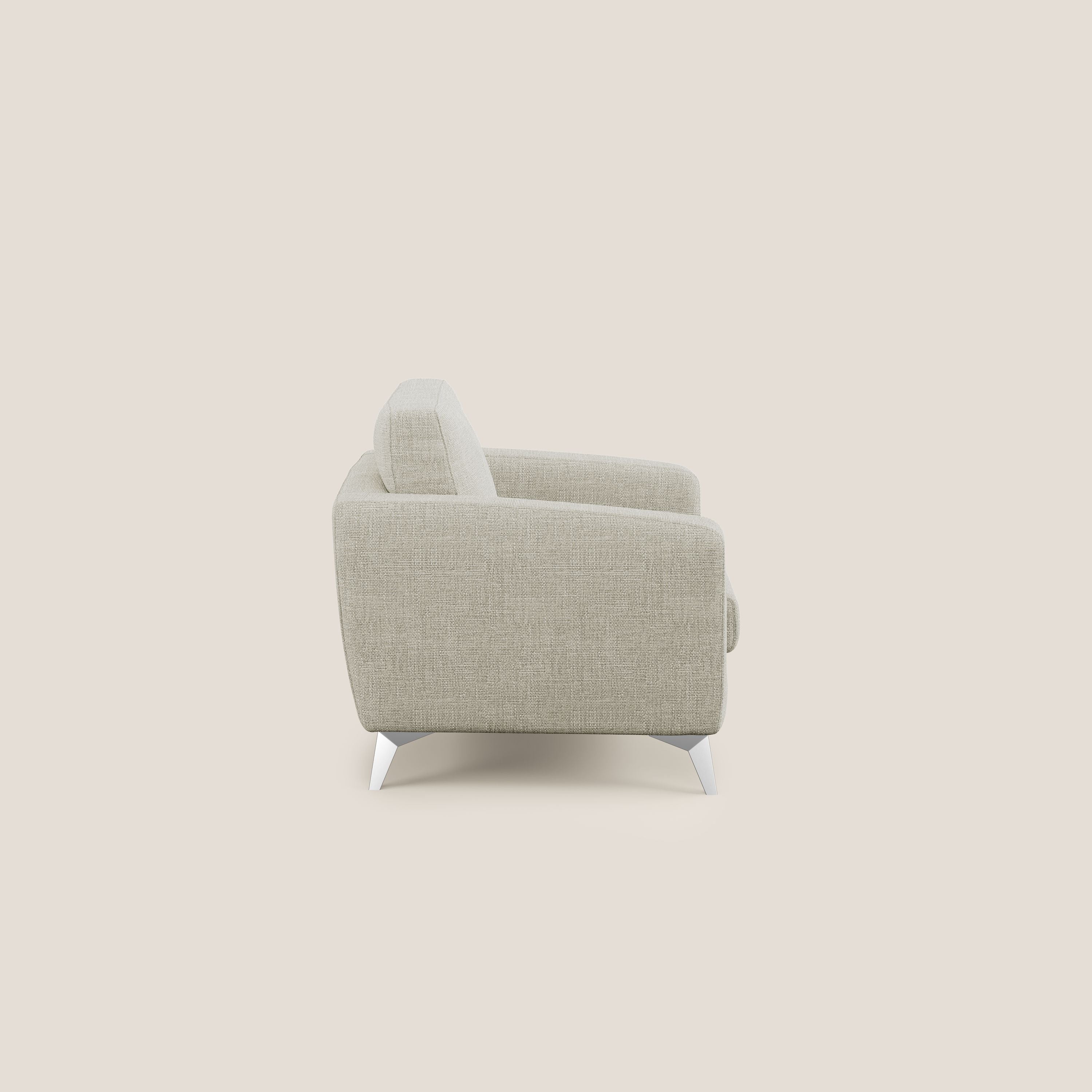Orione fauteuil en tissu doux imperméable entrelacé T06 crème - Image 3