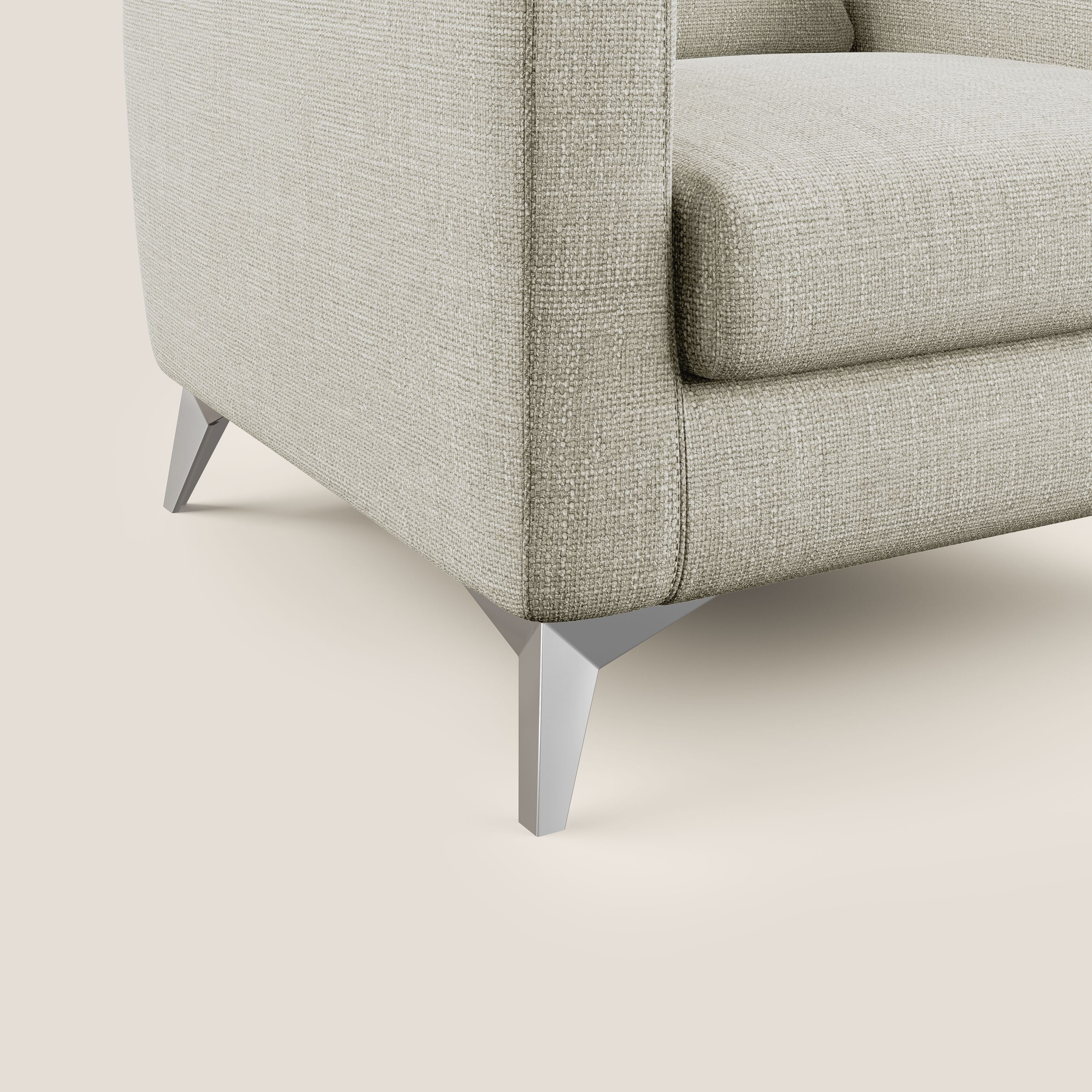 Orione fauteuil en tissu doux imperméable entrelacé T06 crème - Image 5