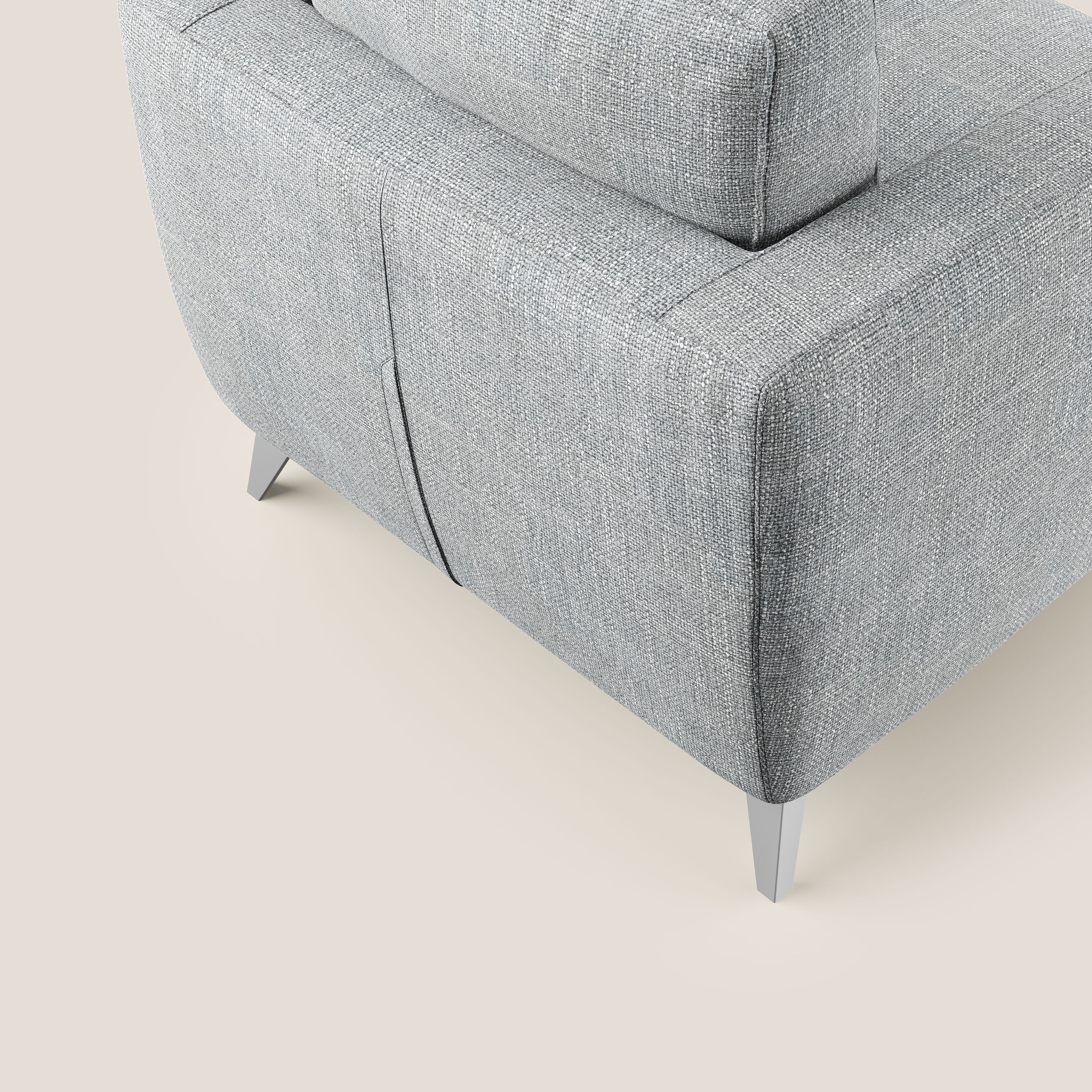 Orione fauteuil en tissu doux imperméable entrelacé T06 gris - Image 6