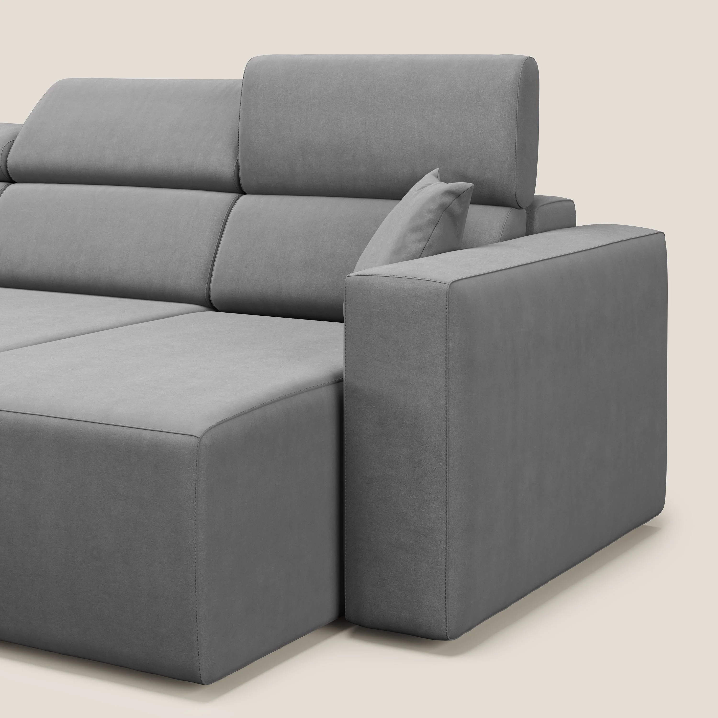 Orwell canapé avec 3 assises extractibles en microfibre détachable T11 gris - Image 13