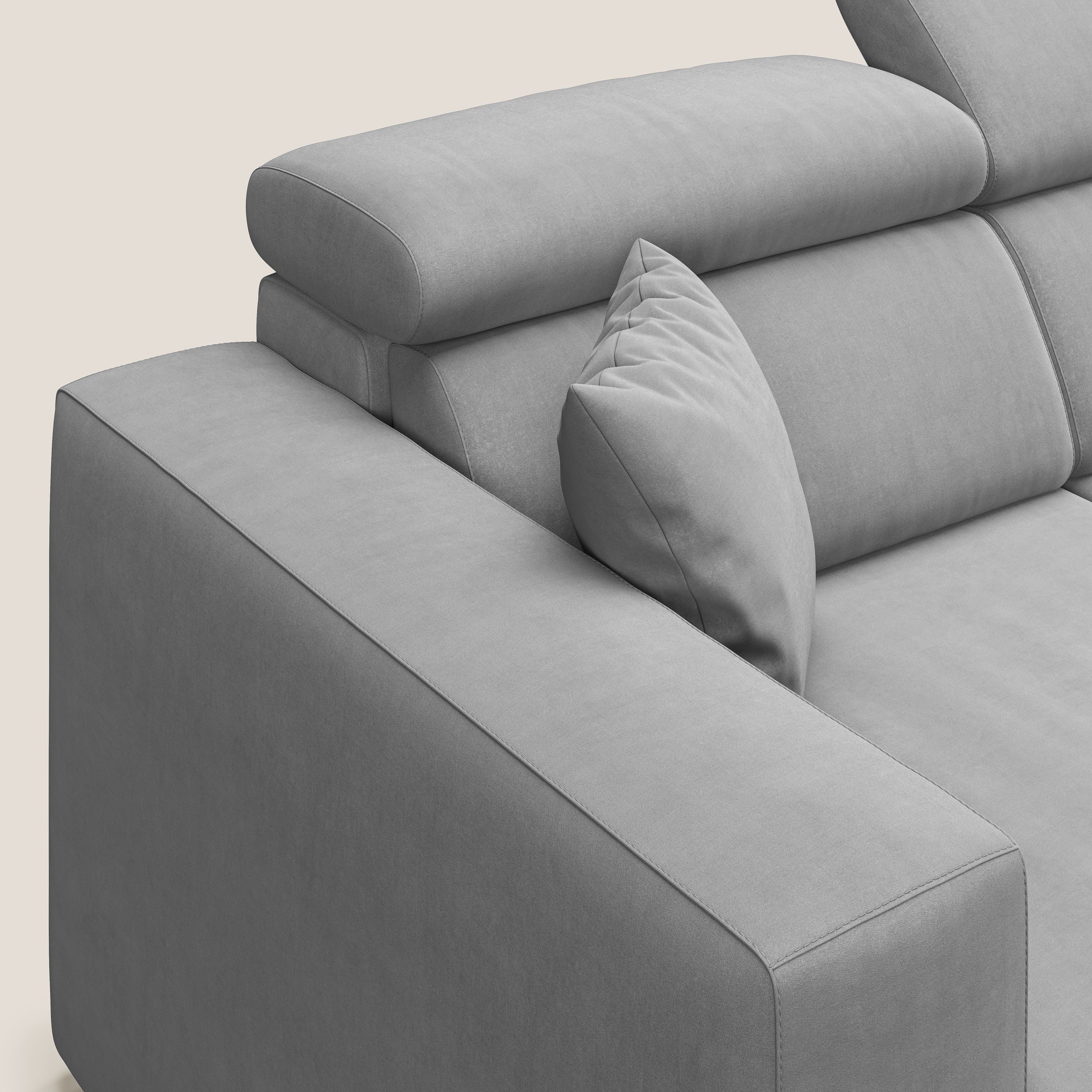 Orwell canapé avec 3 assises extractibles en microfibre détachable T11 gris - Image 7