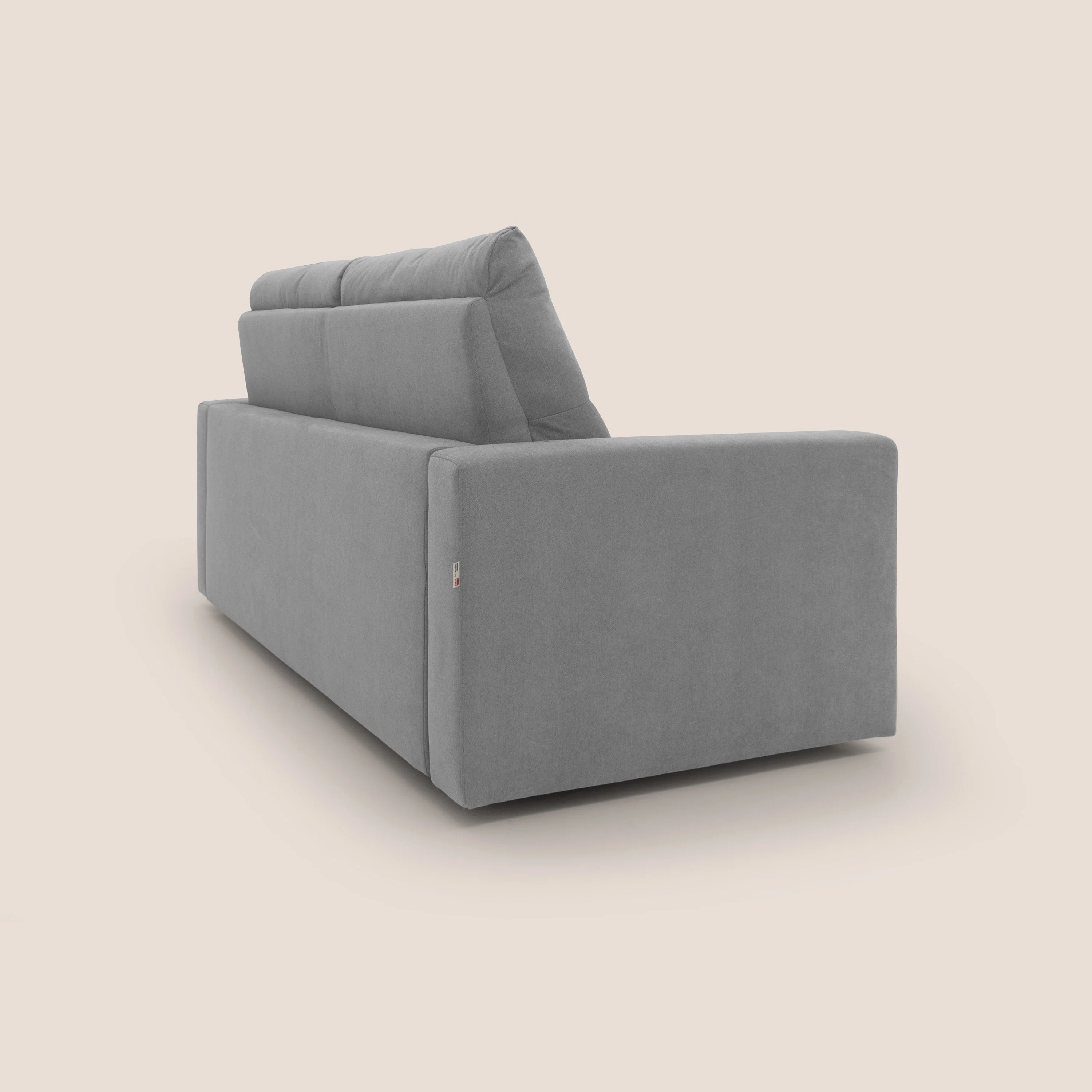 Paloma canapé convertible avec matelas de 18 cm en Aloe Vera en tissu imperméable gris clair - Image 5