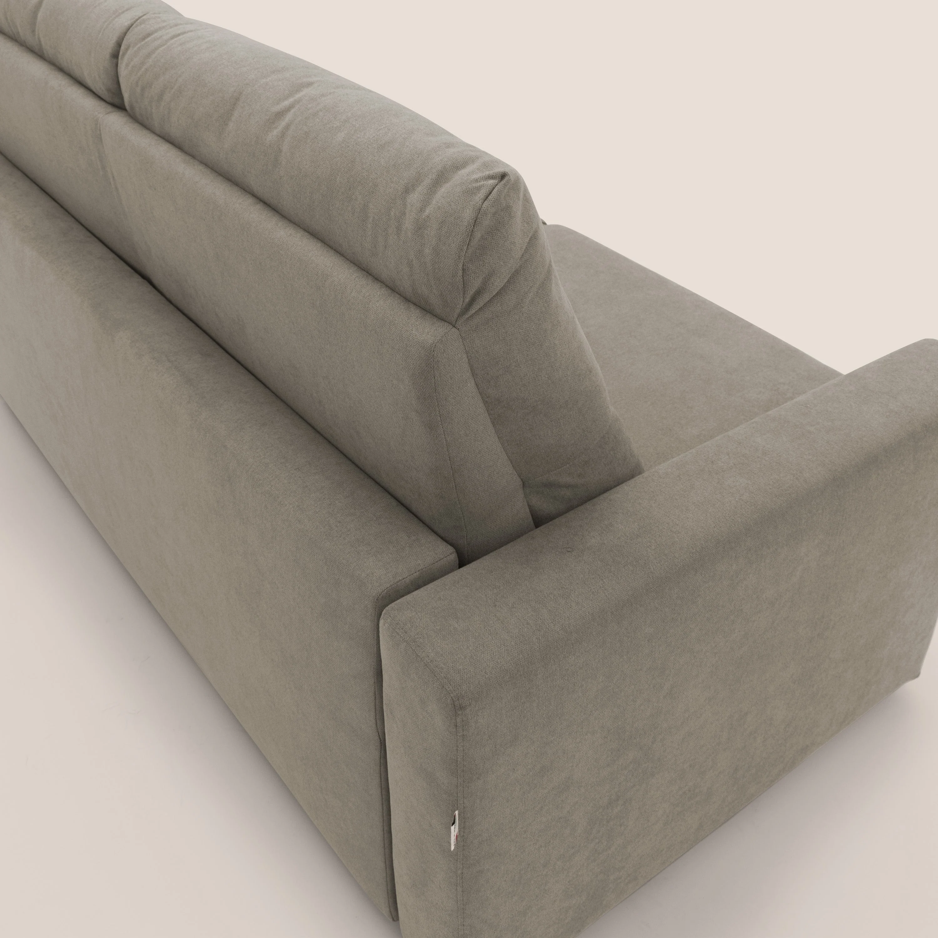Paloma canapé convertible avec matelas de 18 cm en Aloe Vera en tissu imperméable taupe - Image 6