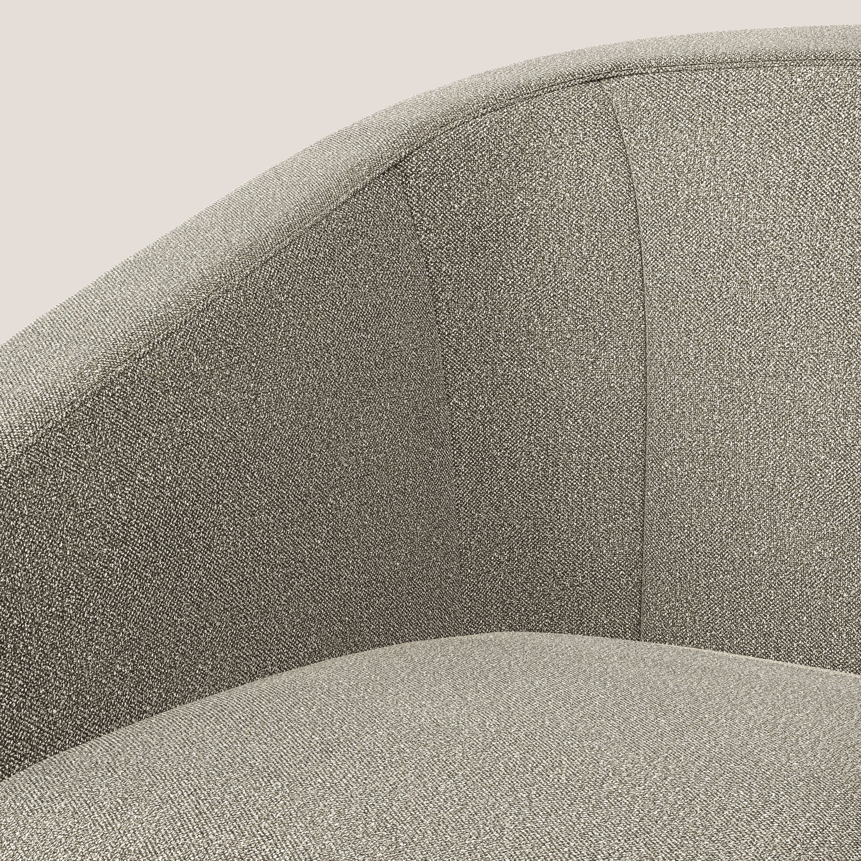 Pandora Fauteuil en tissu bouclé doux et imperméable T07 beige - Image 7