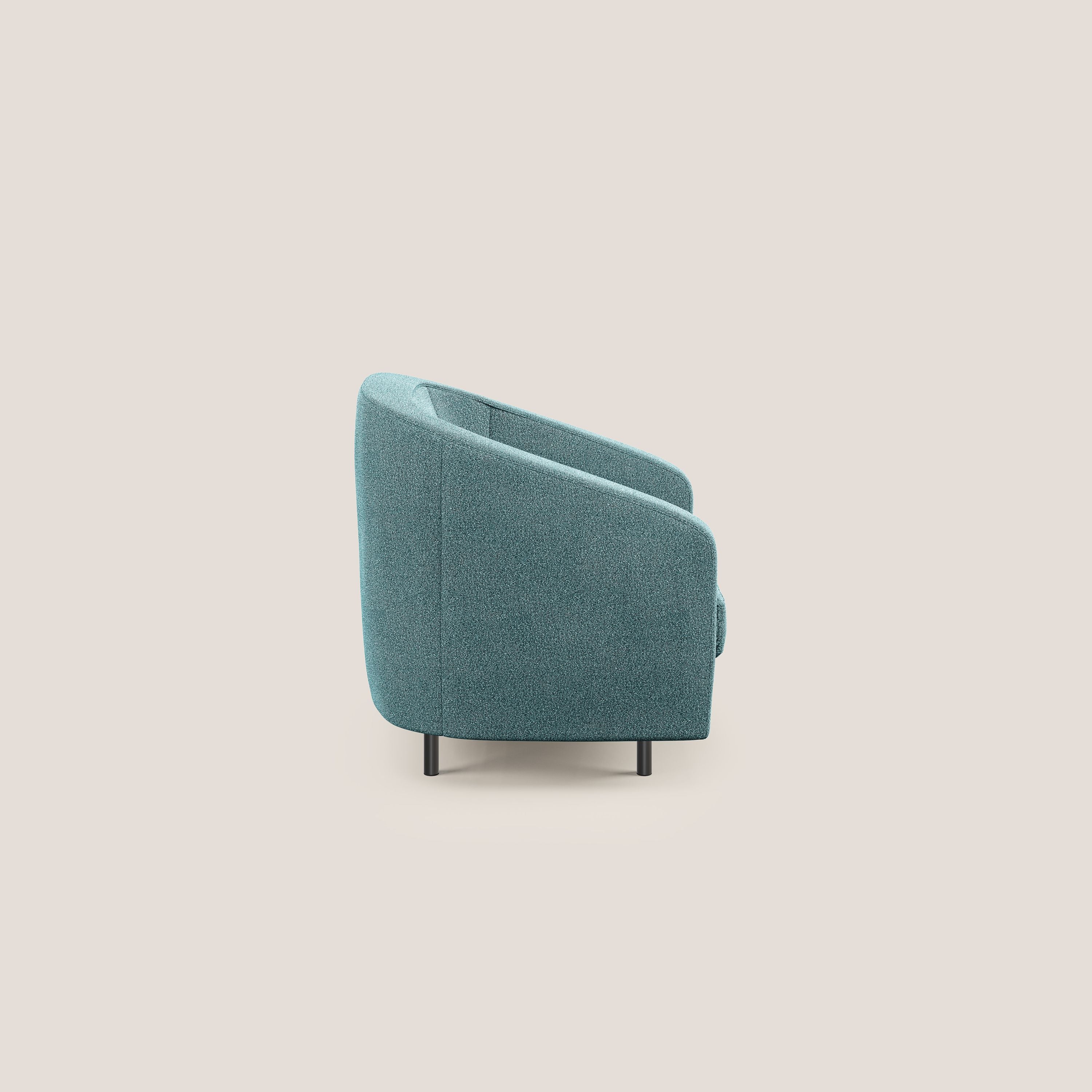 Pandora Fauteuil en tissu bouclé doux et imperméable T07 bleu ciel - Image 3