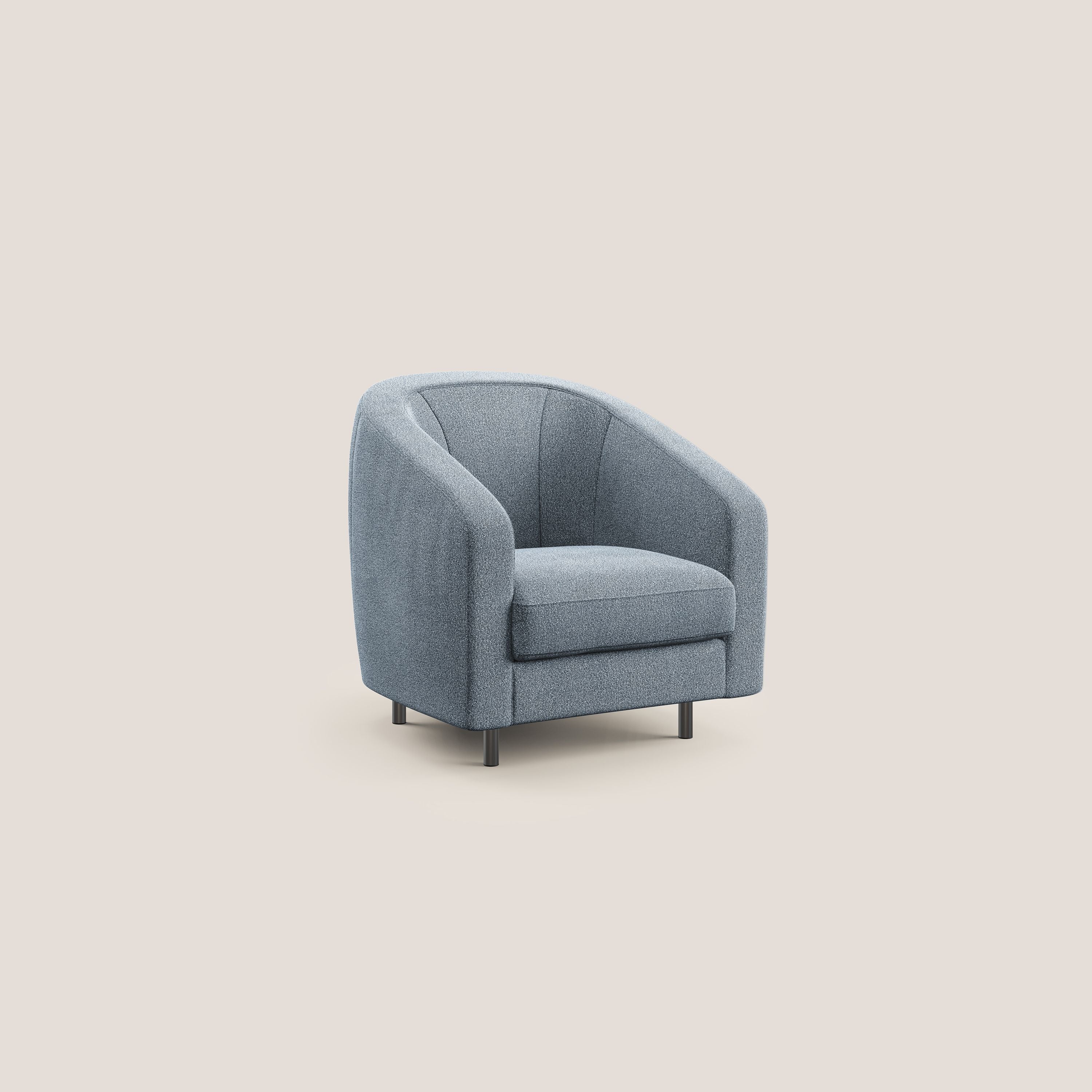 Pandora Fauteuil en tissu bouclé doux et imperméable T07 sucre glace - Image 2