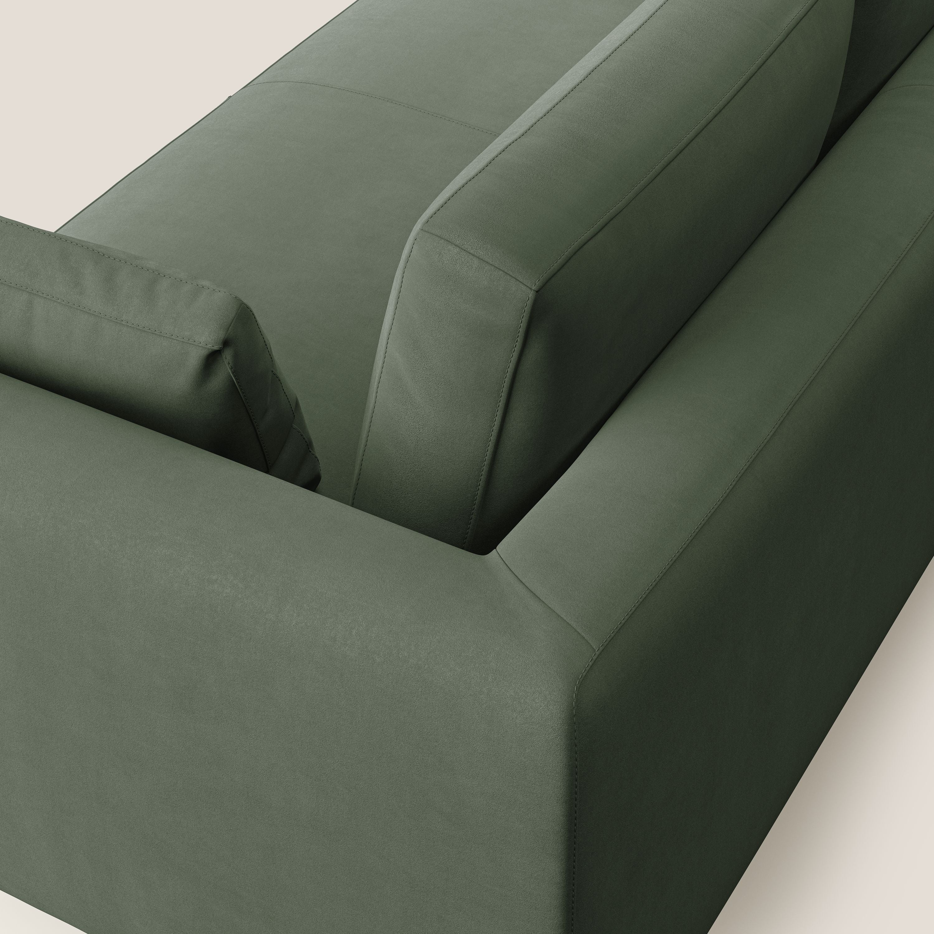 Plano canapé moderne en microfibre technique détachable T11 vert - Image 6