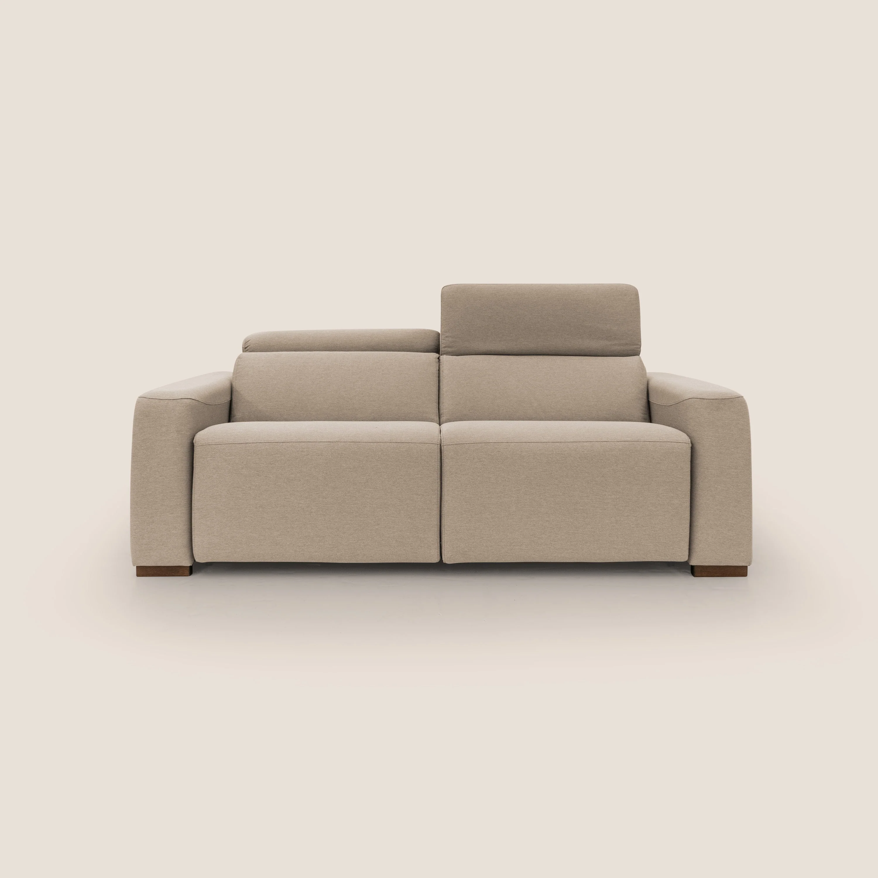 Poseidon canapé lit convertible + RELAX électrique en tissu imperméable détachable T05 beige