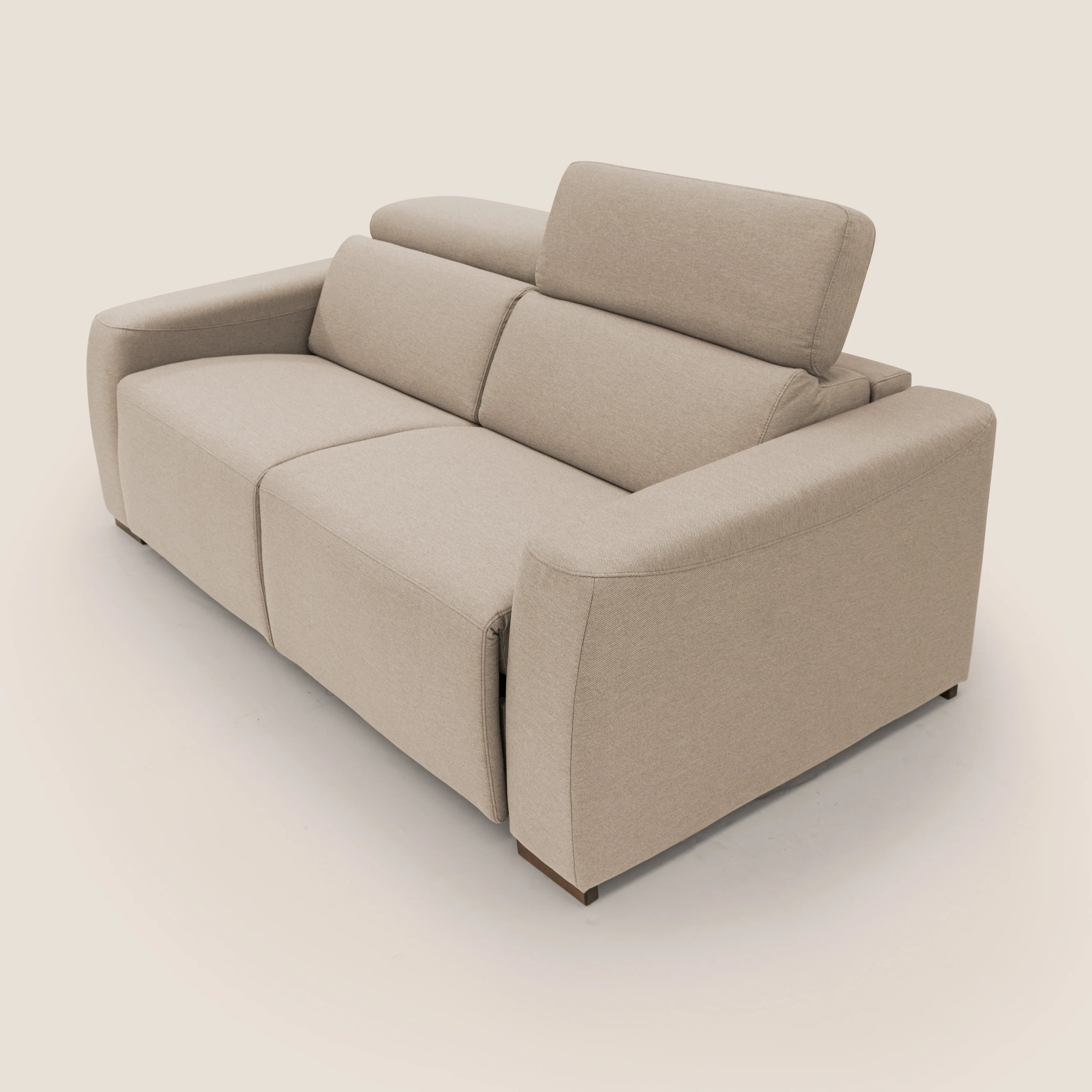 Poseidon canapé lit convertible + RELAX électrique en tissu imperméable détachable T05 beige - Image 10