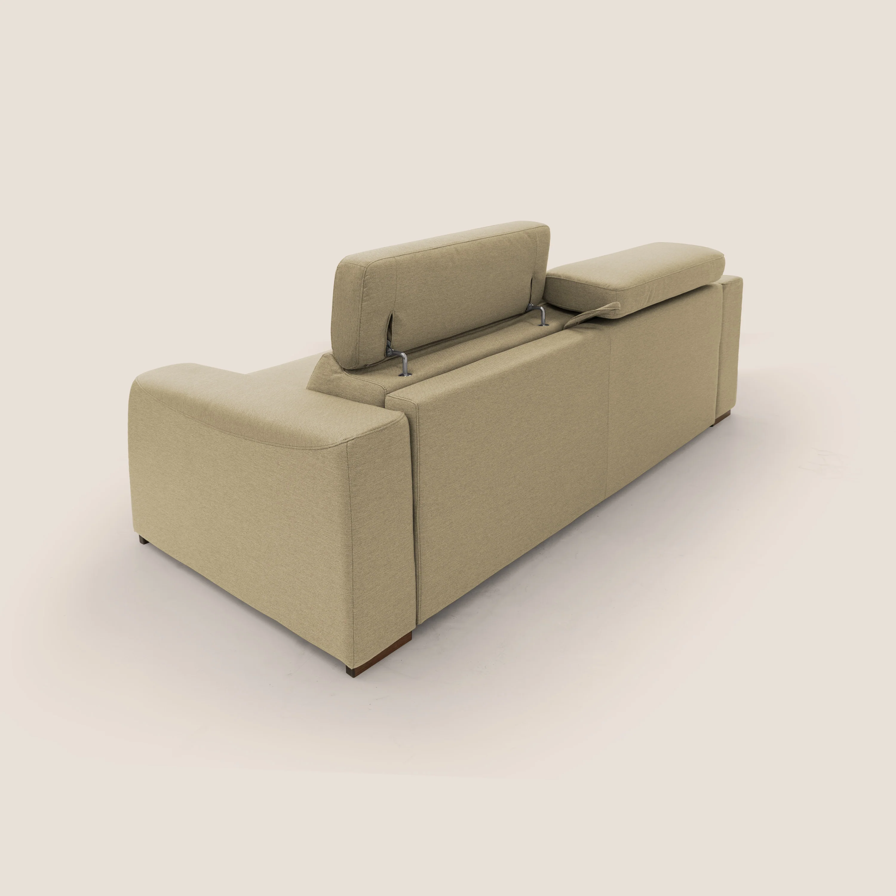 Poseidon canapé lit convertible + RELAX électrique en tissu imperméable détachable T05 chameau - Image 13