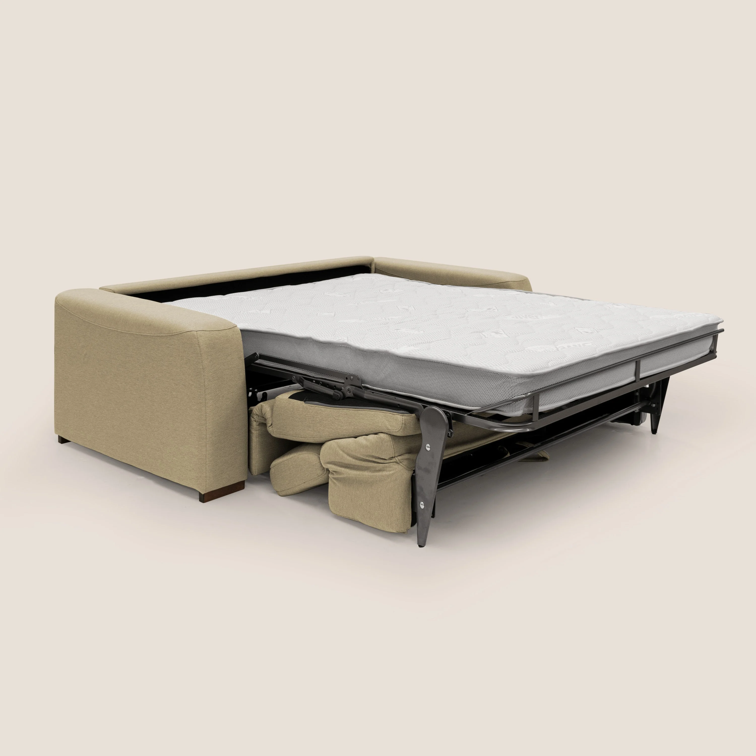 Poseidon canapé lit convertible + RELAX électrique en tissu imperméable détachable T05 chameau - Image 2