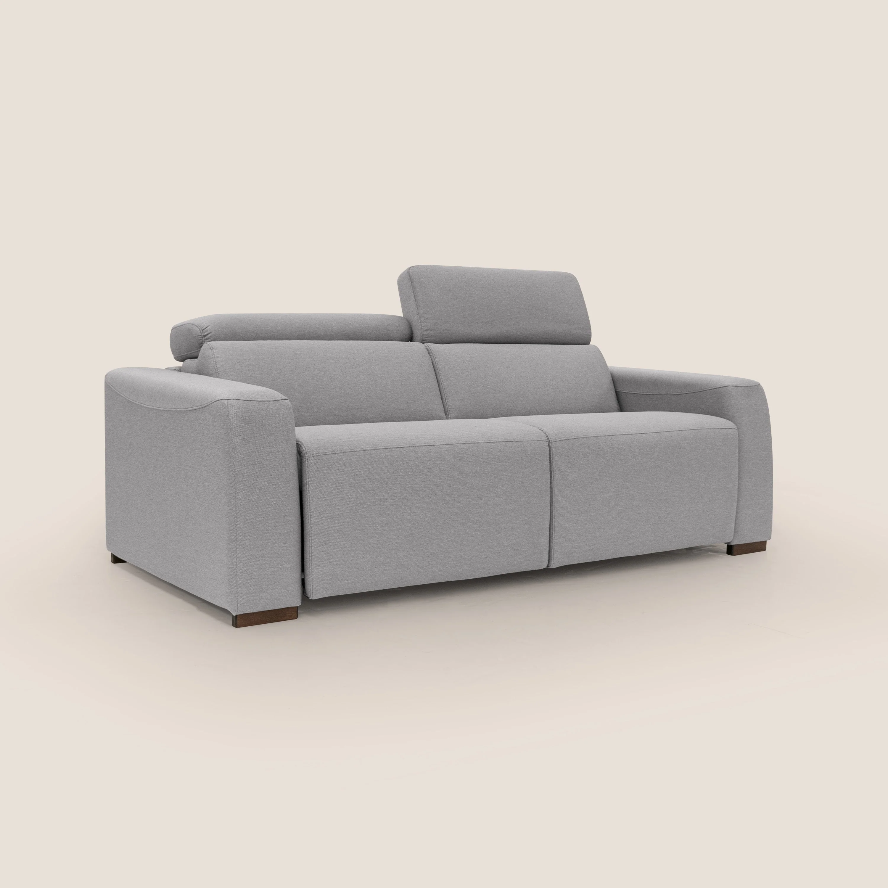 Poseidon canapé lit convertible + RELAX électrique en tissu imperméable détachable T05 gris - Image 4