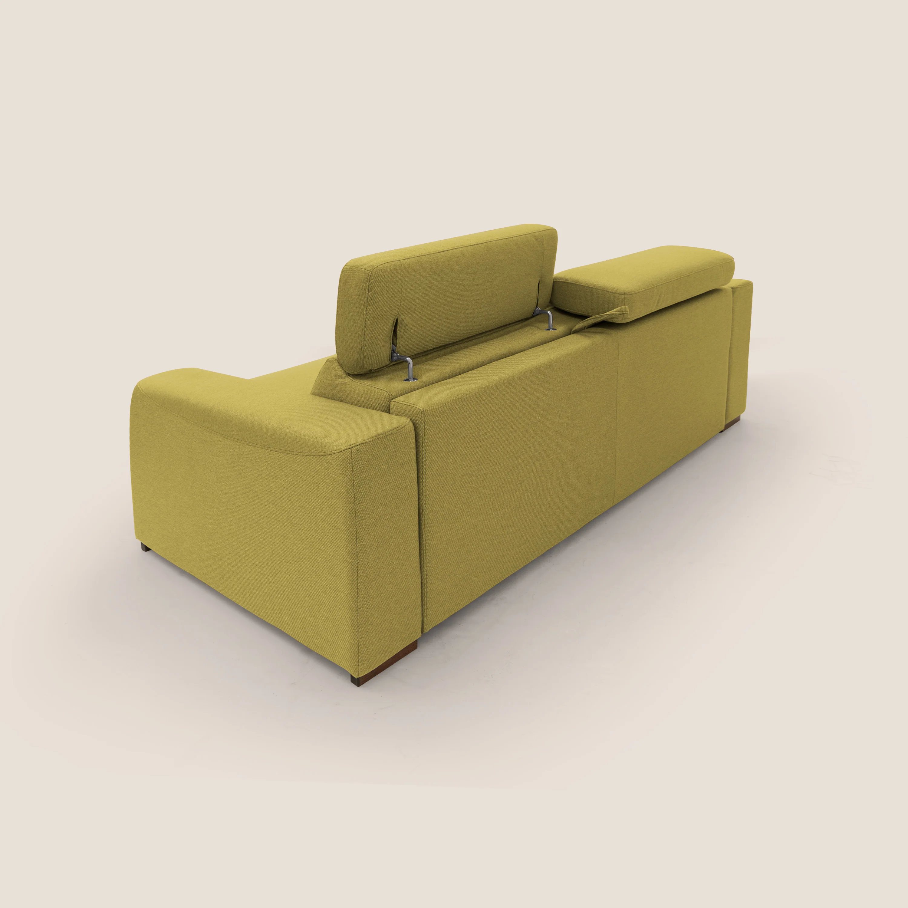 Poseidon canapé lit convertible + RELAX électrique en tissu imperméable détachable T05 jaune - Image 14