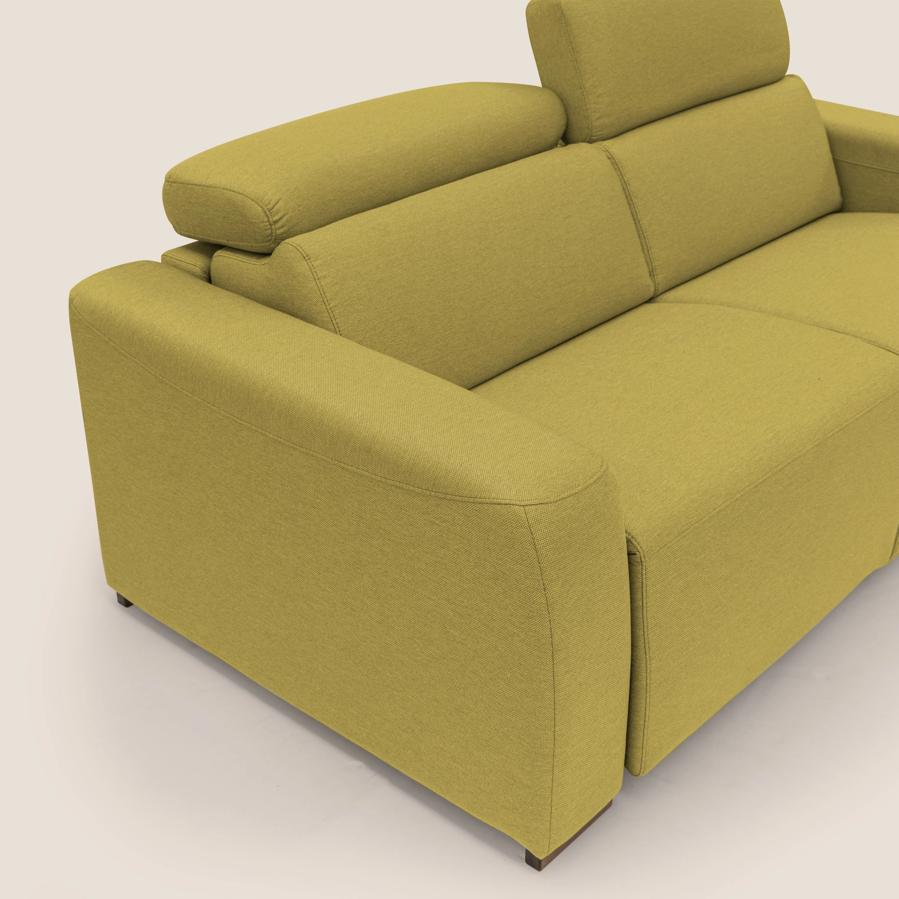 Poseidon canapé lit convertible + RELAX électrique en tissu imperméable détachable T05 jaune - Image 8