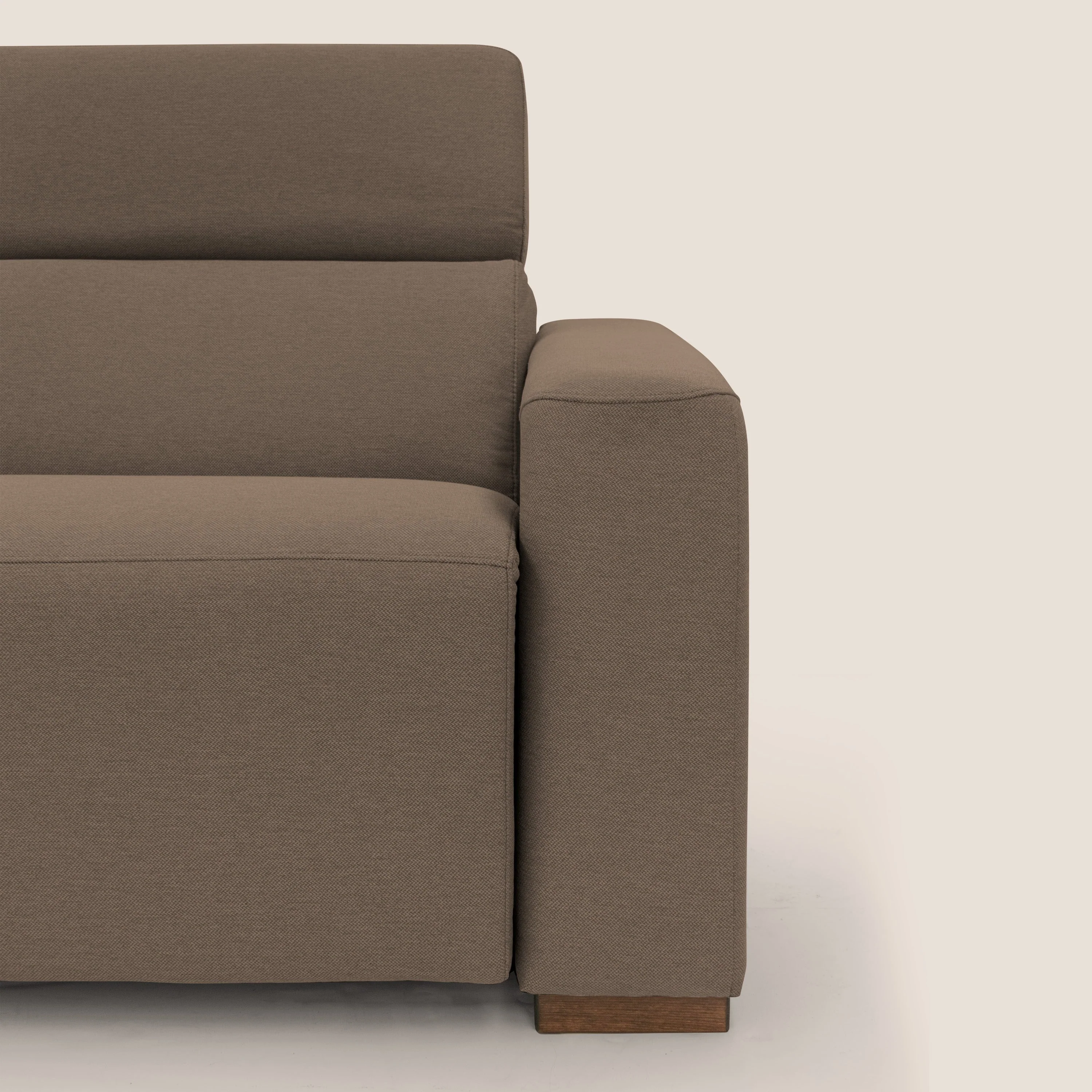 Poseidon canapé lit convertible + RELAX électrique en tissu imperméable détachable T05 marron - Image 8