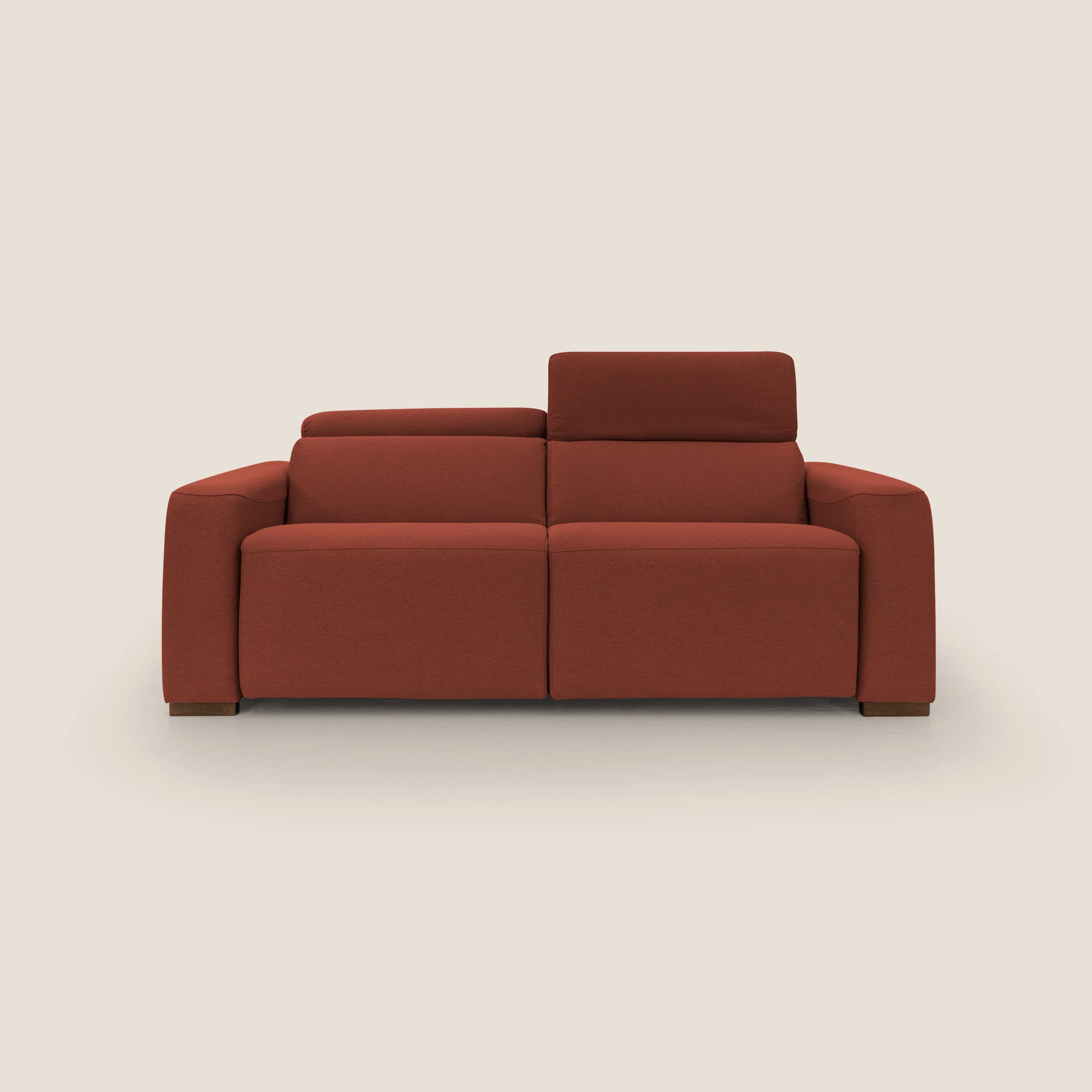 Poseidon canapé lit convertible + RELAX électrique en tissu imperméable détachable T05 rouge
