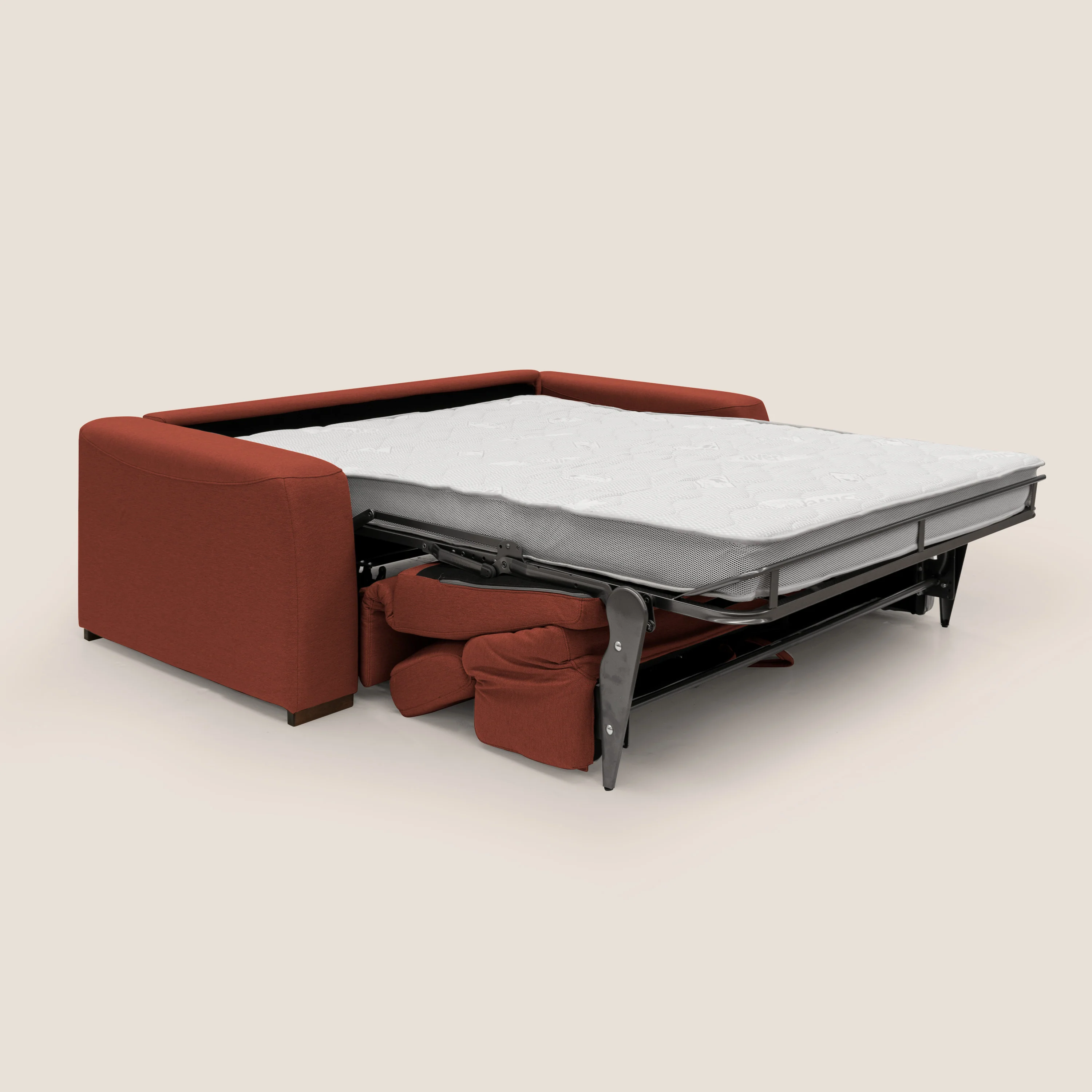 Poseidon canapé lit convertible + RELAX électrique en tissu imperméable détachable T05 rouge - Image 2