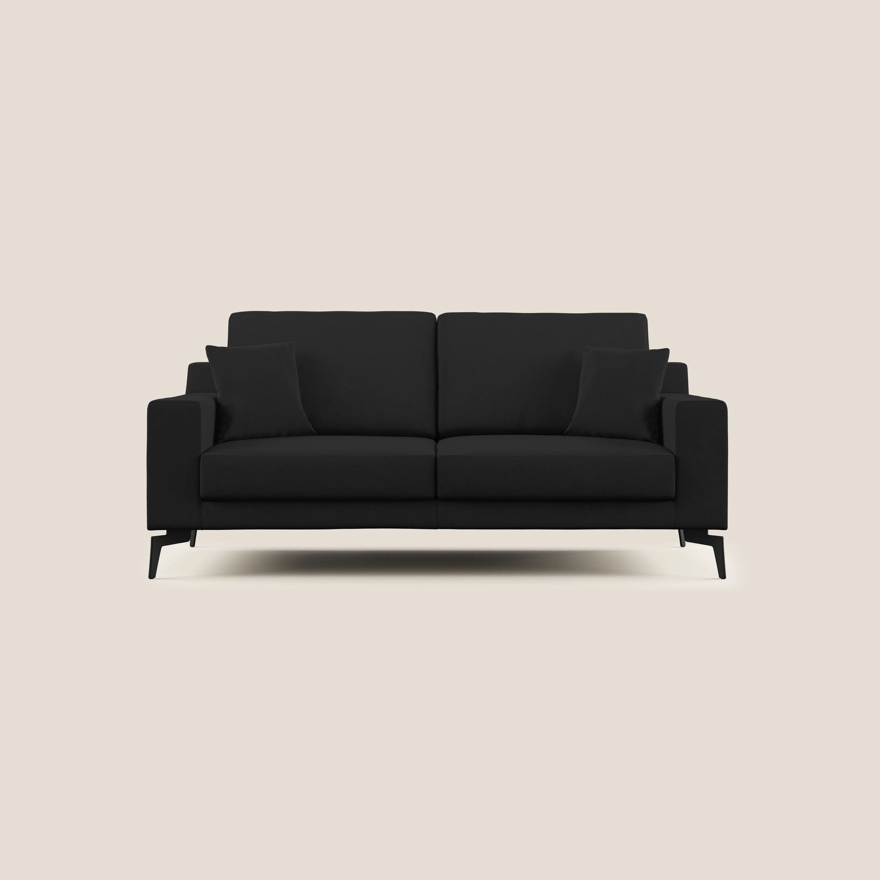 Prestige canapé moderne en microfibre détachable T11 noir