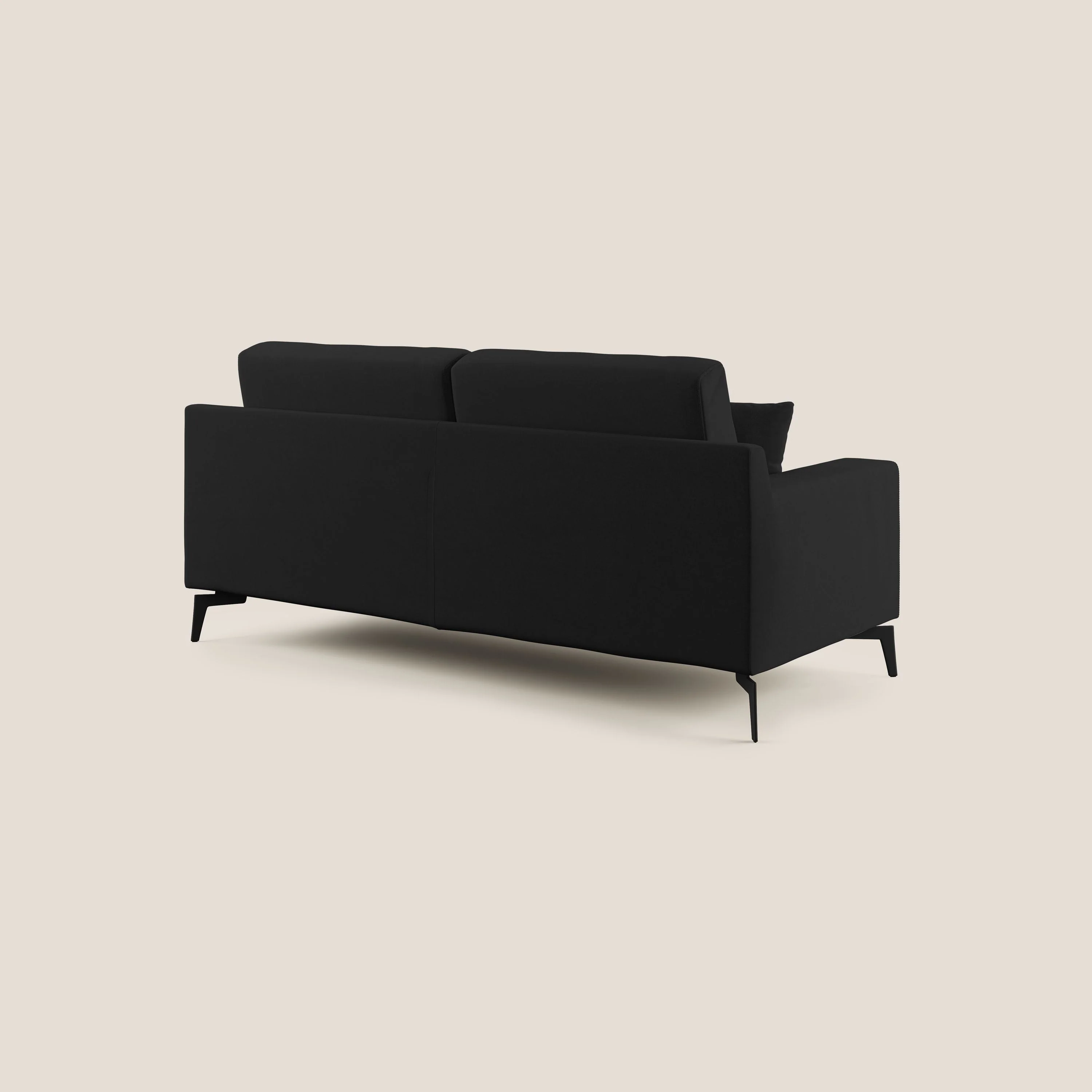 Prestige canapé moderne en microfibre détachable T11 noir - Image 4