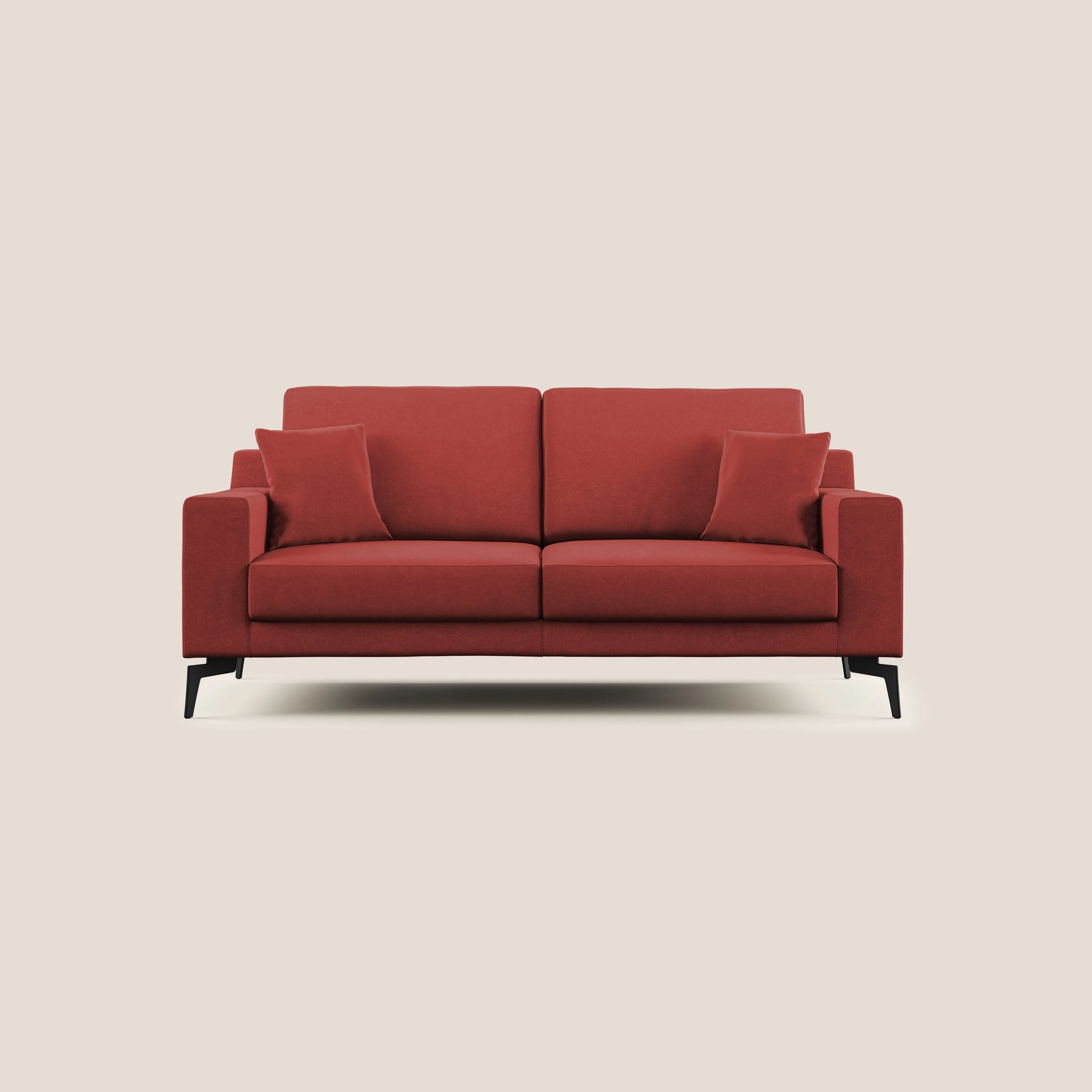Prestige canapé moderne en microfibre détachable T11 rouge