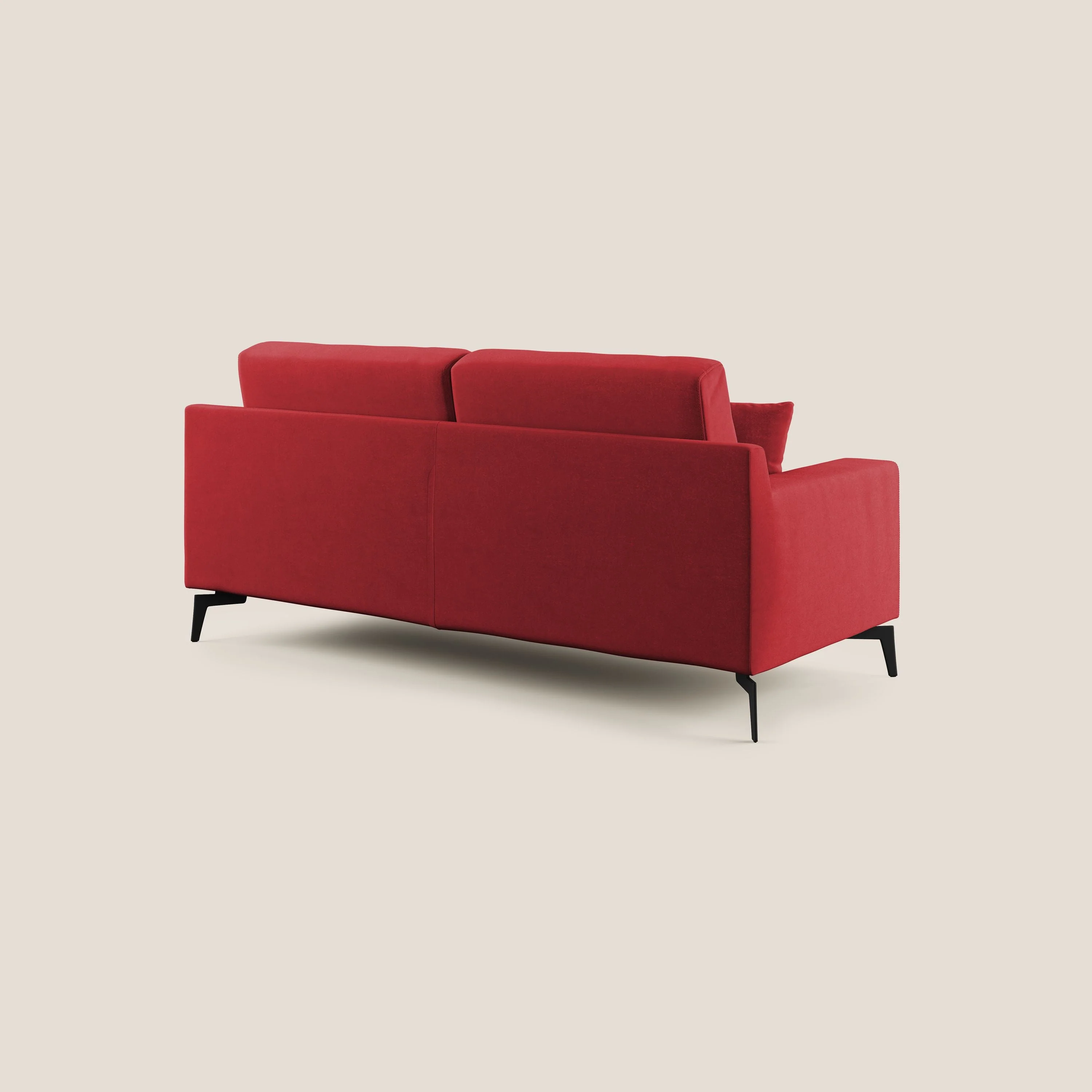 Prestige canapé moderne en microfibre détachable T11 rouge - Image 4