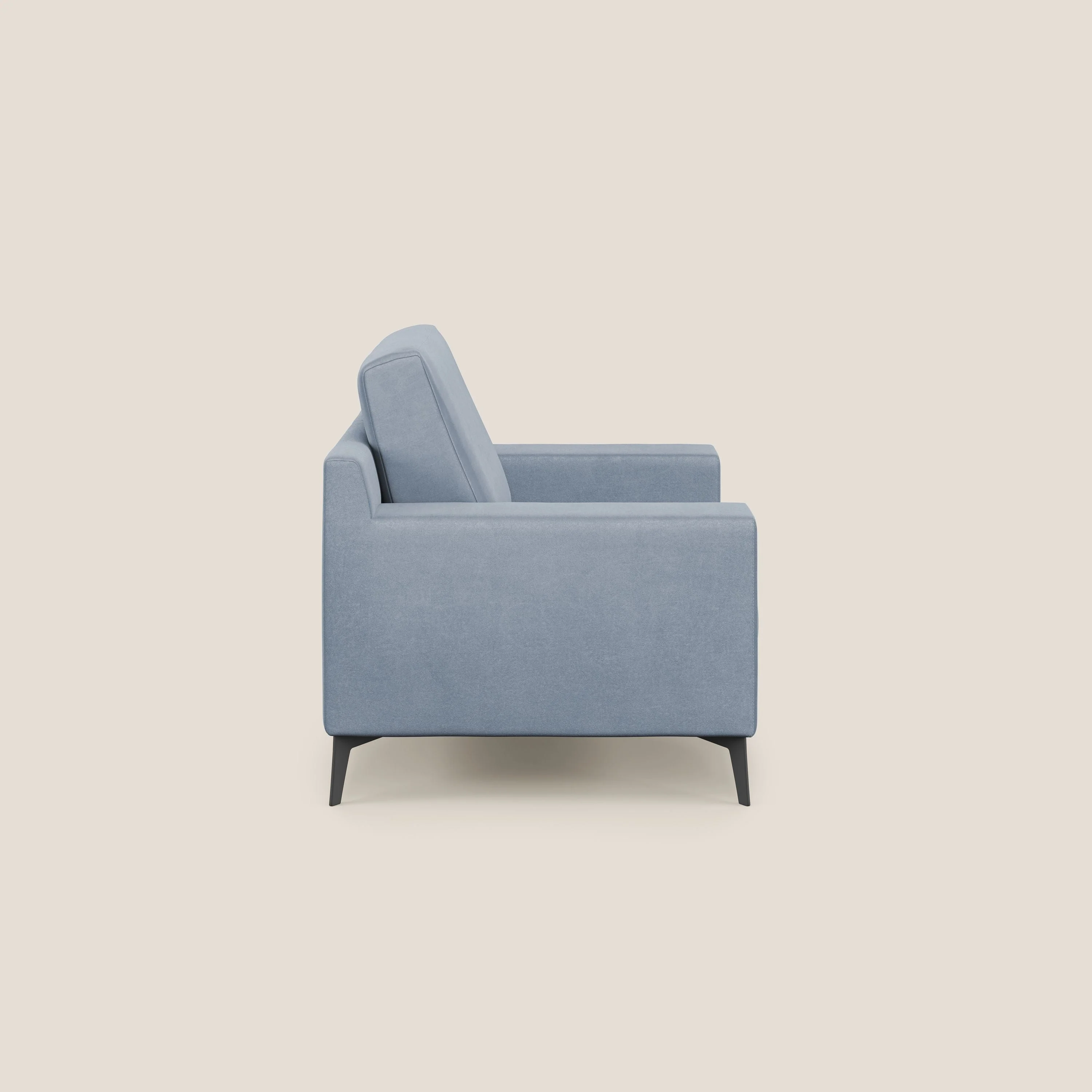 Prestige fauteuil moderne en microfibre détachable T11 sucre glace - Image 3