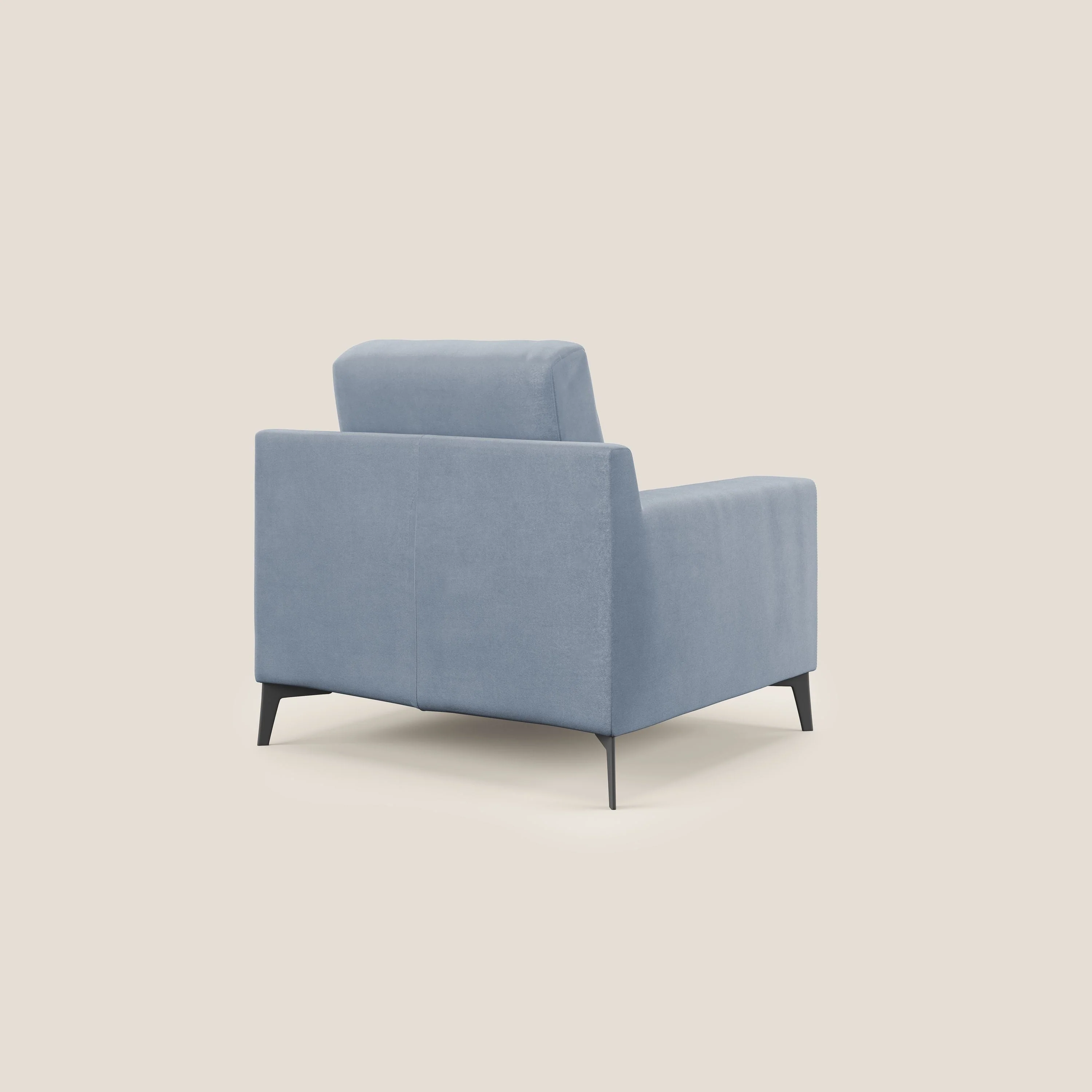 Prestige fauteuil moderne en microfibre détachable T11 sucre glace - Image 4