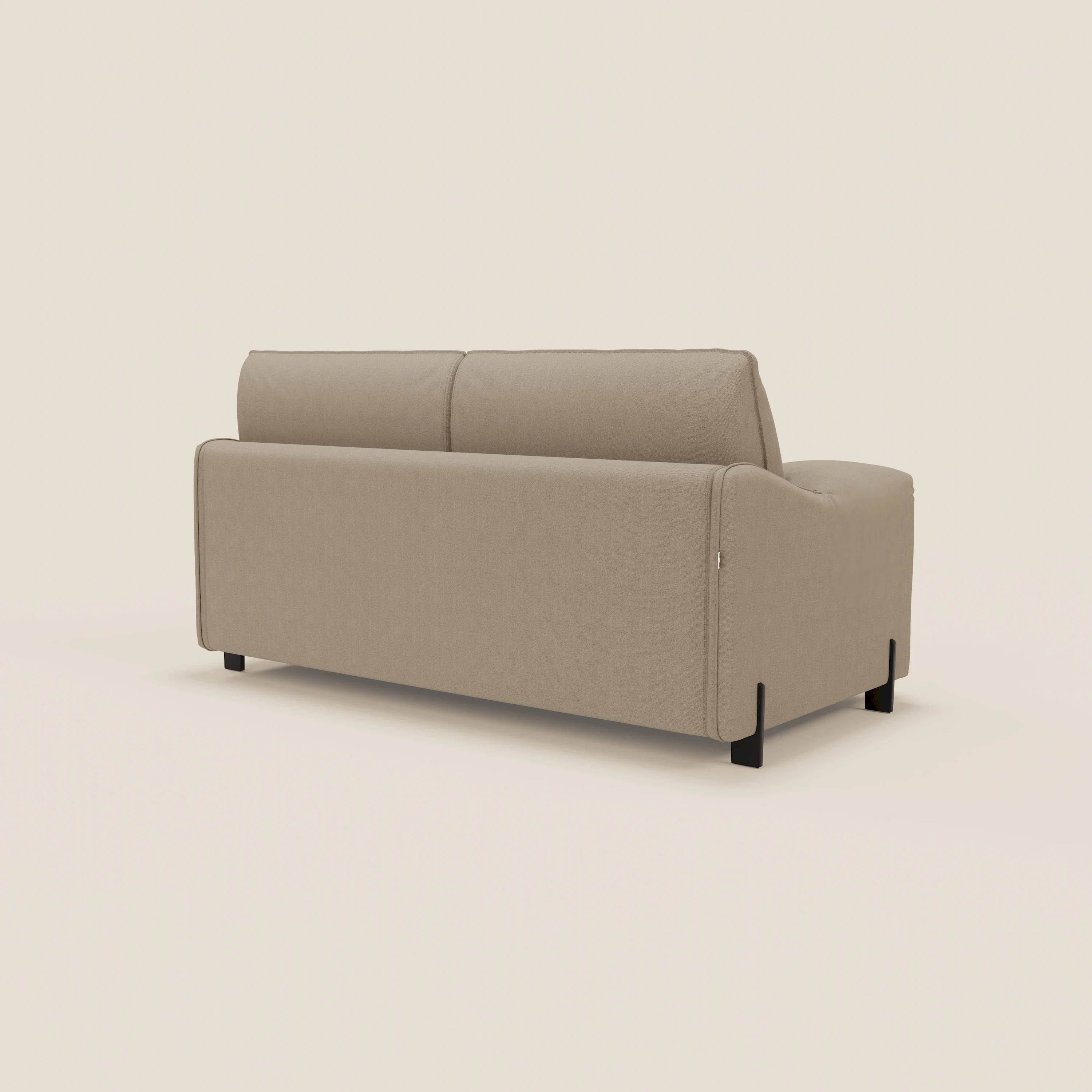 Primula Canapé convertible avec matelas H18 cm en tissu détachable T05 beige - Image 8