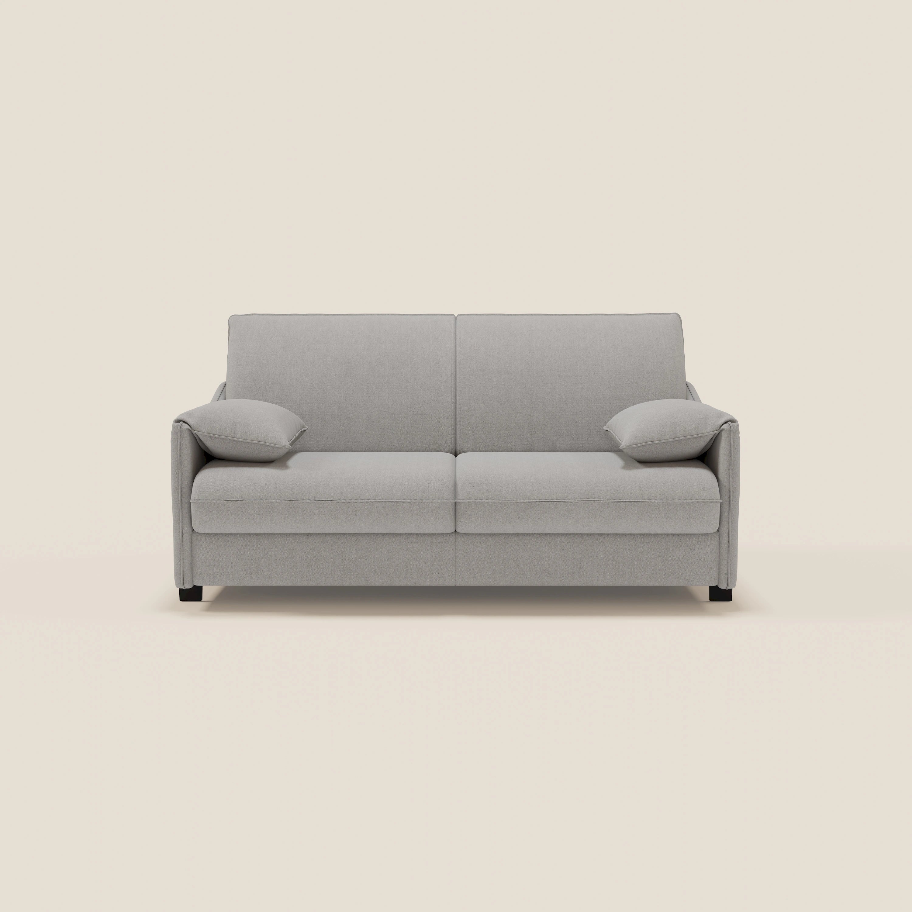 Primula Canapé convertible avec matelas H18 cm en tissu détachable T05 gris