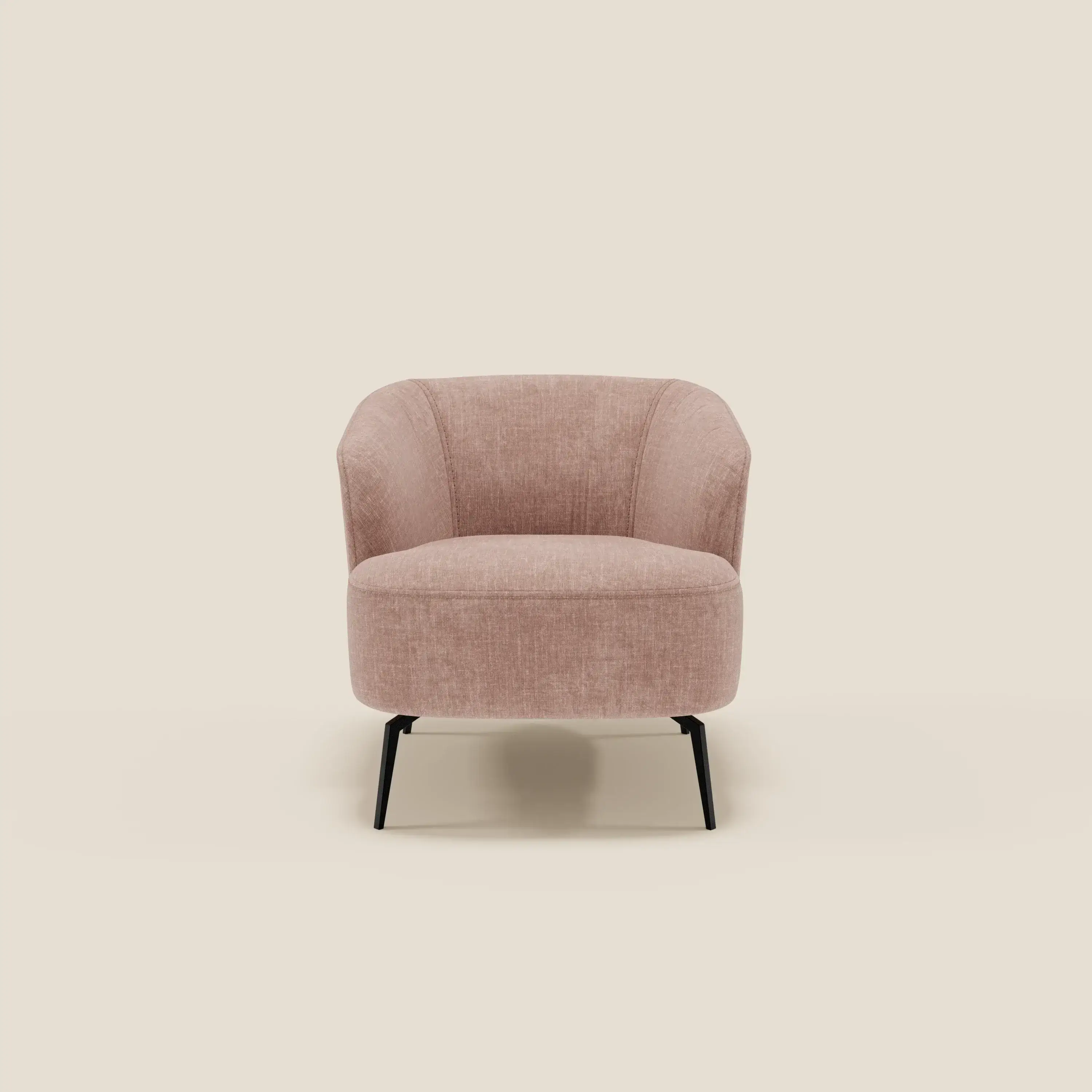 Renoa Fauteuil d'élégance moderne en tissu lavable T24 rose poudré - Image 3