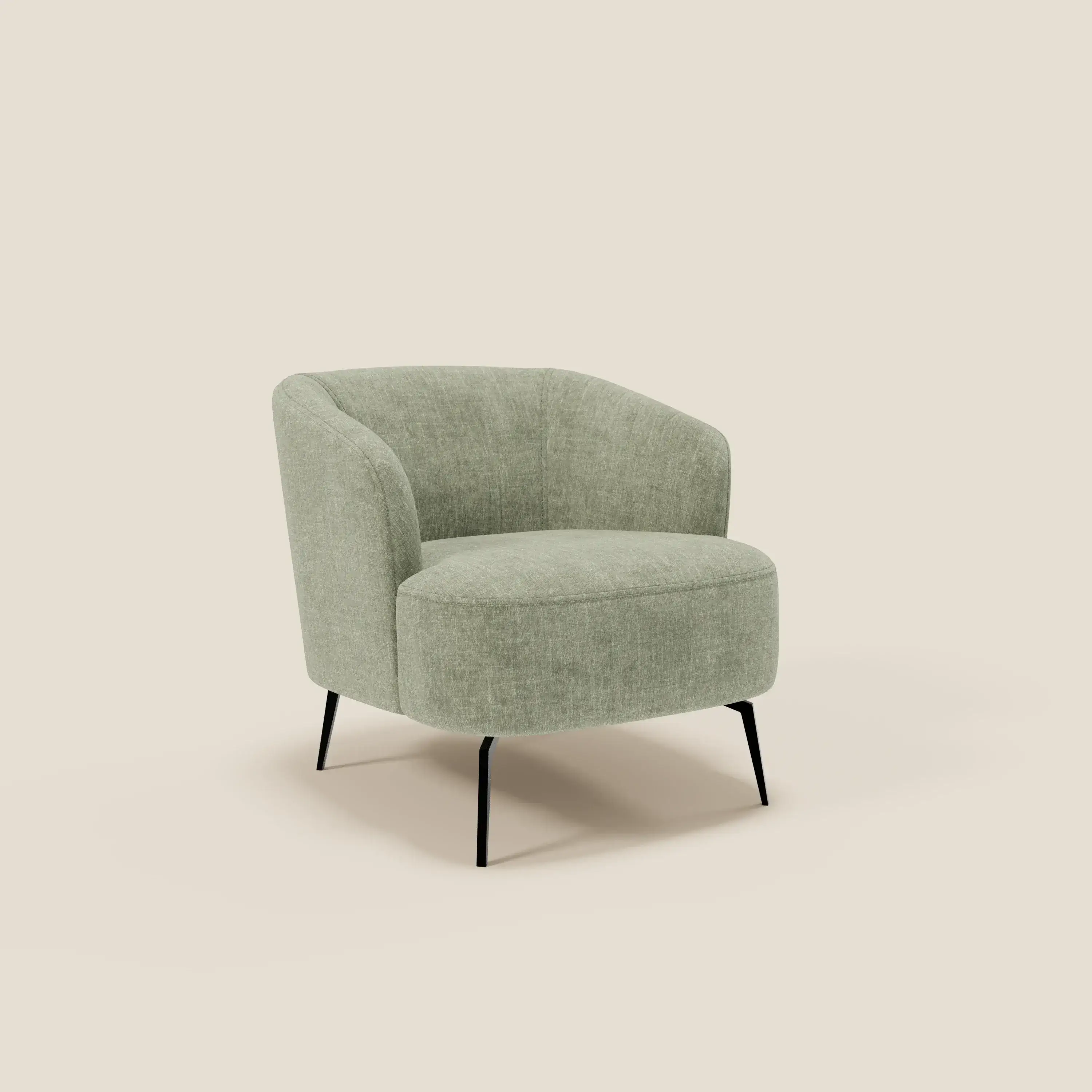 Renoa Fauteuil d'élégance moderne en tissu lavable T24 vert sauge - Image 2