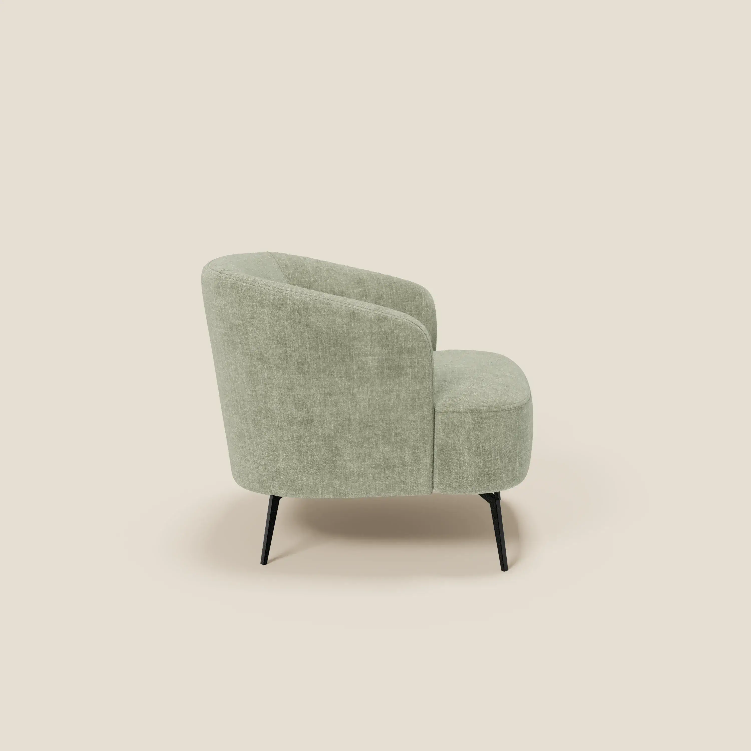 Renoa Fauteuil d'élégance moderne en tissu lavable T24 vert sauge - Image 3