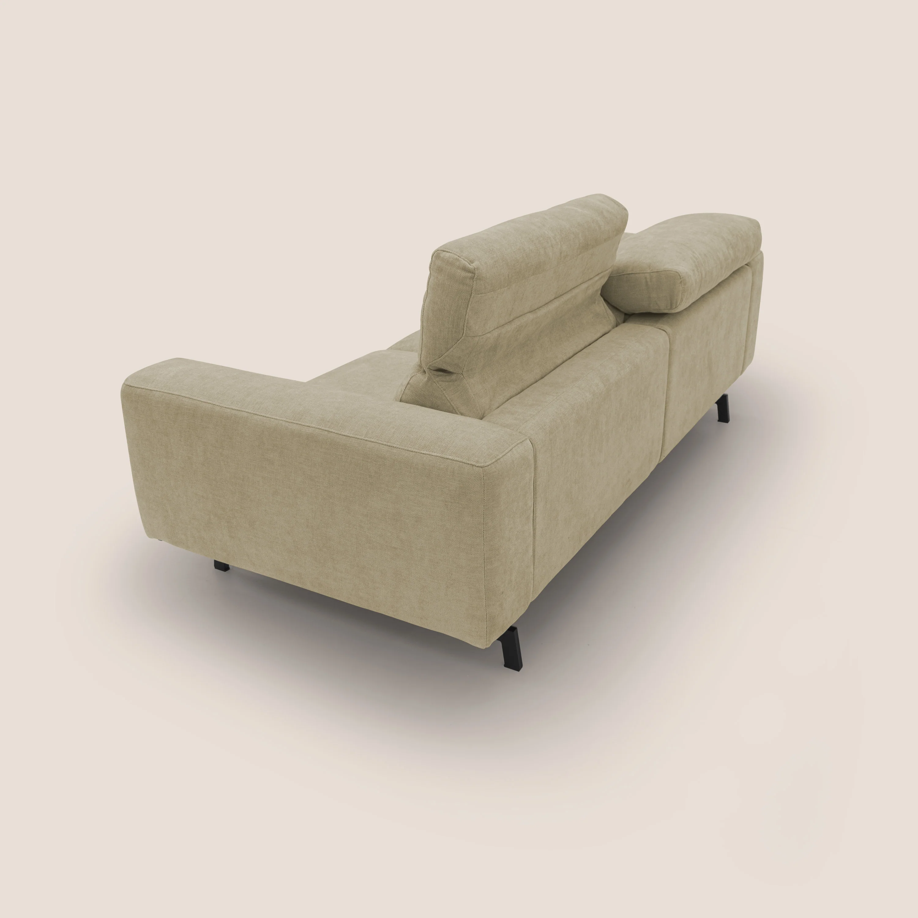 Sakura Canapé modulable en tissu flammé doux et imperméable T14 beige - Image 11