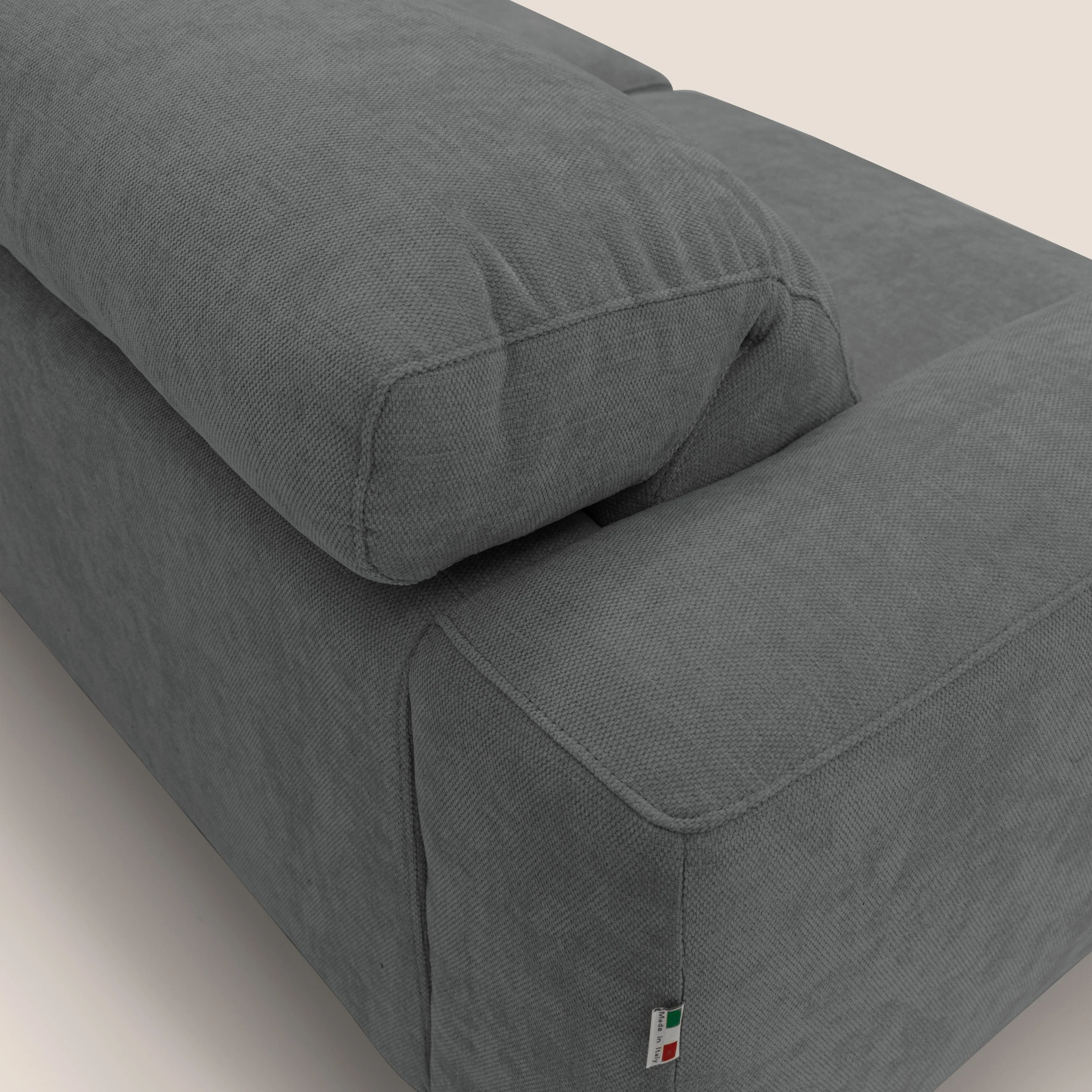 Sakura Canapé modulable en tissu flammé doux et imperméable T14 gris - Image 8