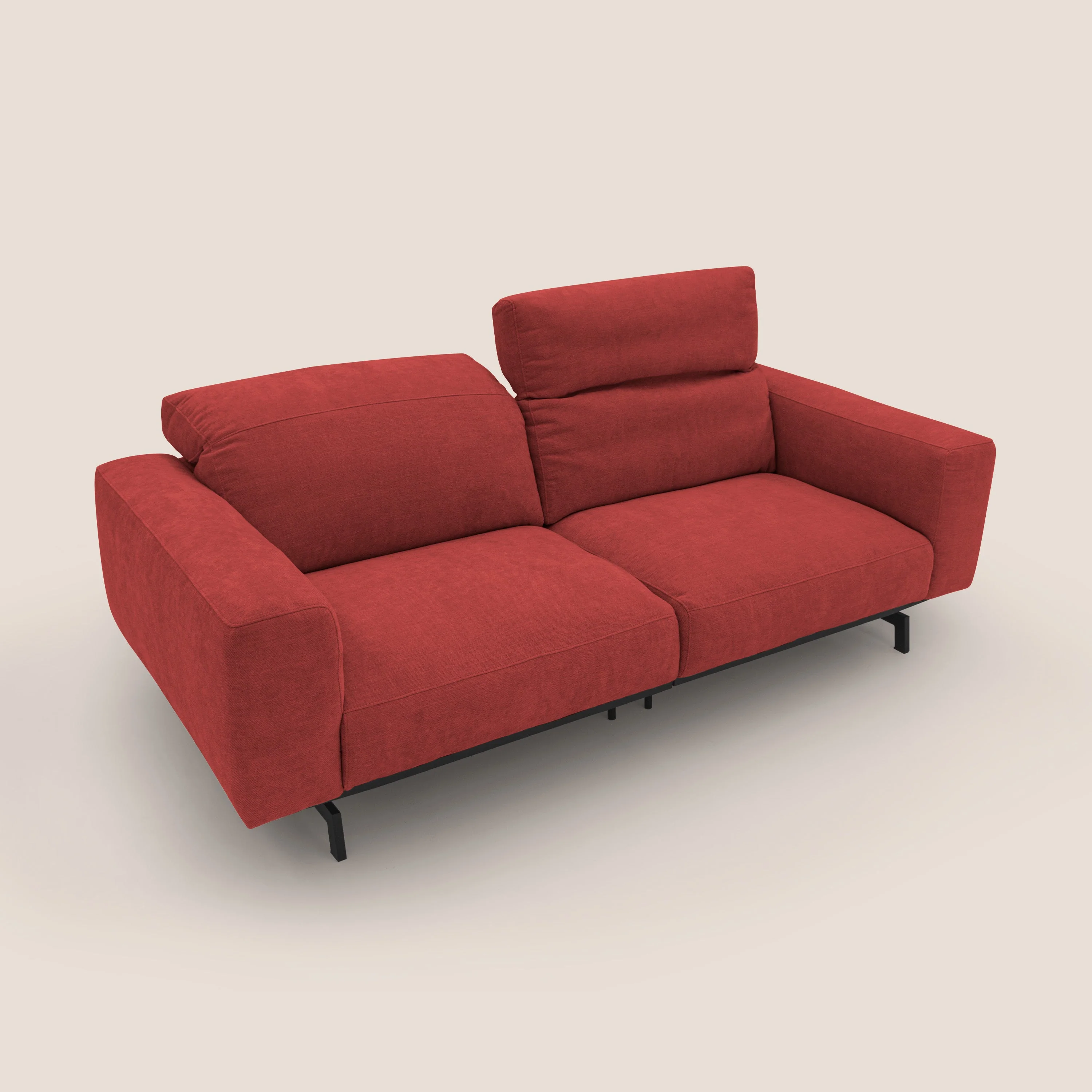 Sakura Canapé modulable en tissu flammé doux et imperméable T14 rouge - Image 9