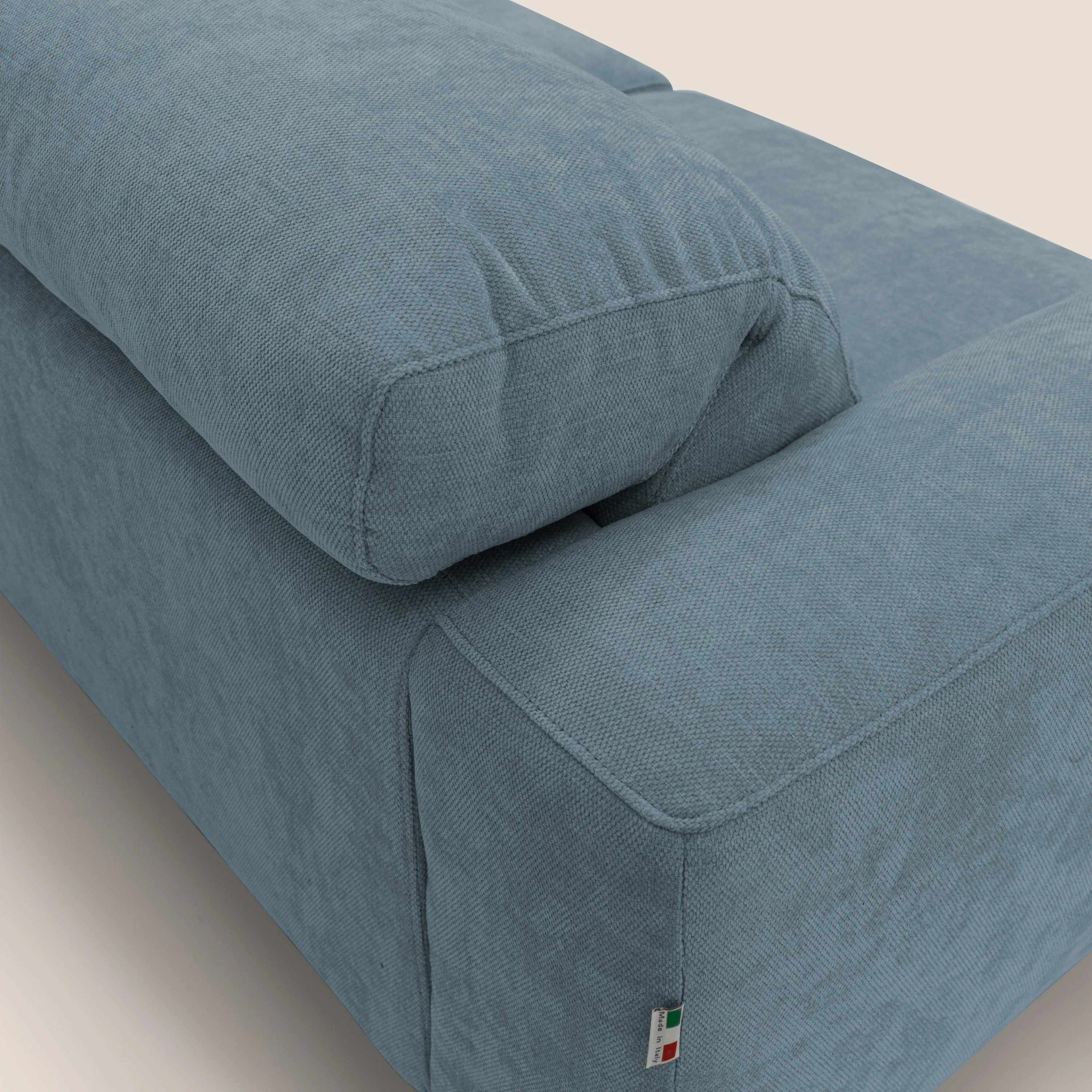 Sakura Canapé modulable en tissu flammé doux et imperméable T14 sucre glace - Image 8